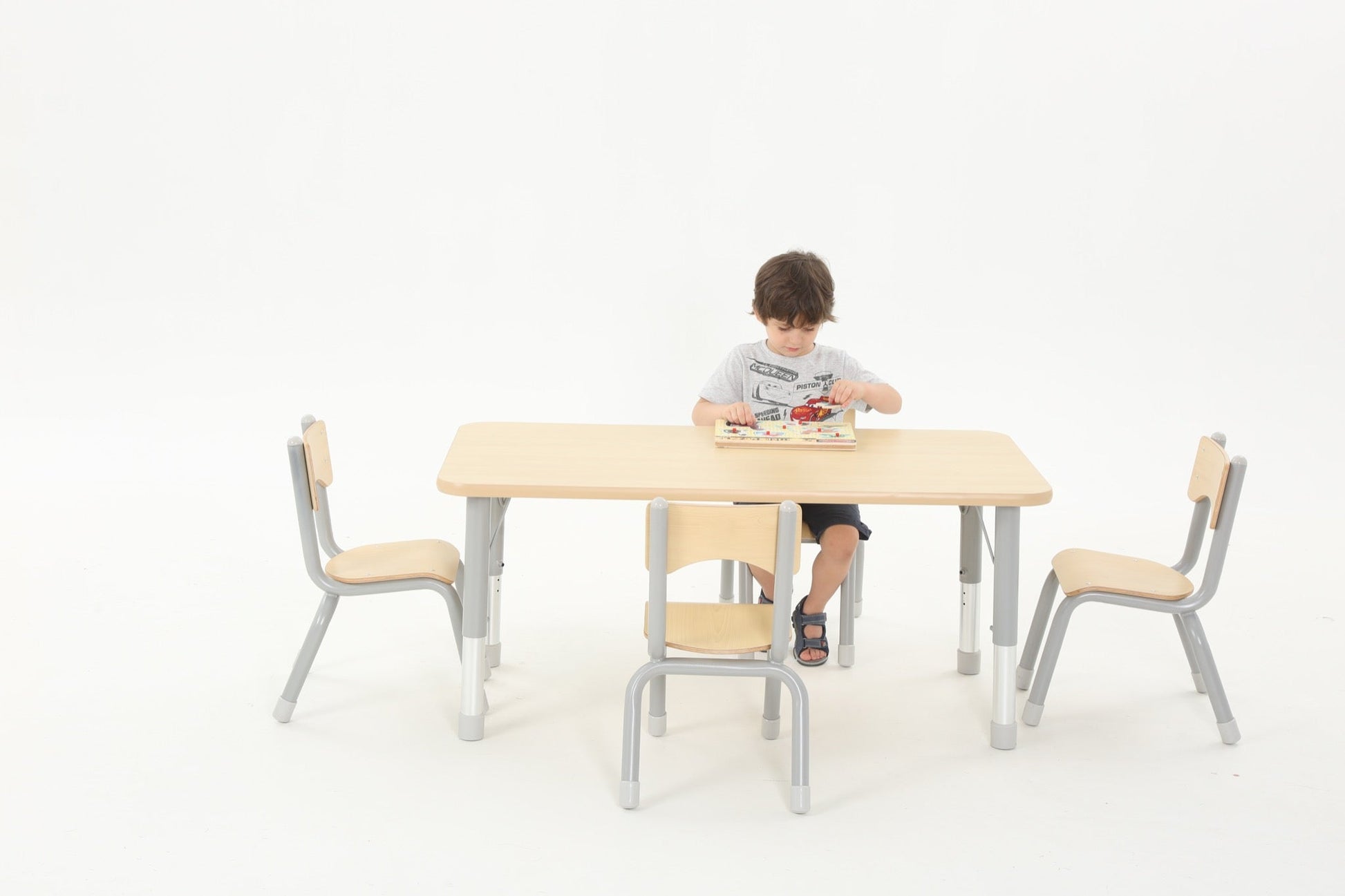 Wisdom - Stoelen voor klaslokaal Owlaf set 4stuks - 31cm - Playlaan