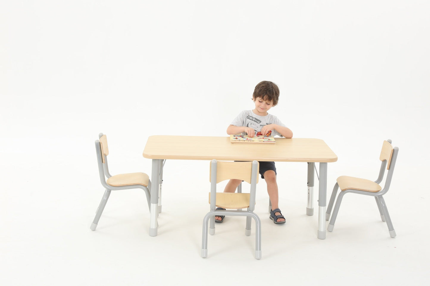 Wisdom - Stoelen voor klaslokaal Owlaf set 4stuks - 31cm - Playlaan