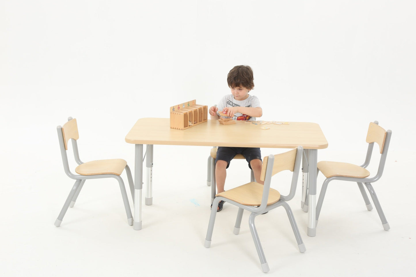 Wisdom - Stoelen voor klaslokaal Owlaf set 4stuks - 35 cm - Playlaan