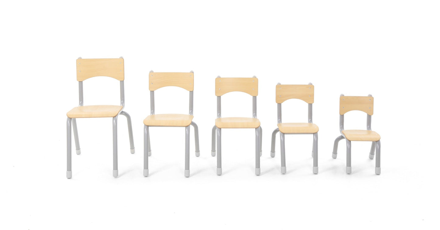 Wisdom - Stoelen voor klaslokaal Owlaf set 4stuks - 35 cm - Playlaan