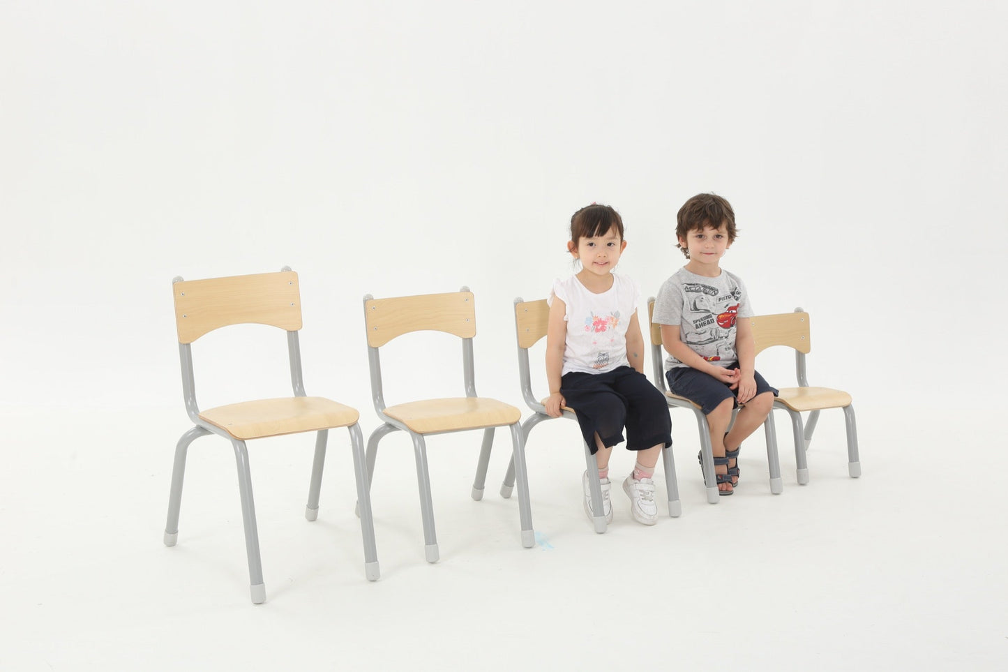 Wisdom - Stoelen voor klaslokaal Owlaf set 4stuks - 35 cm - Playlaan
