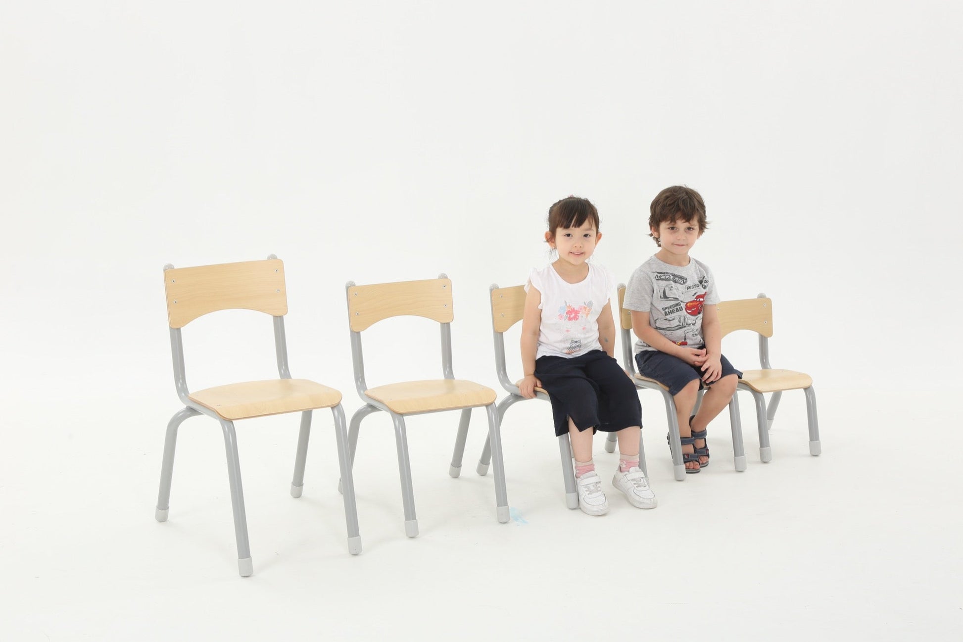 Wisdom - Stoelen voor klaslokaal Owlaf set 4stuks - 35 cm - Playlaan
