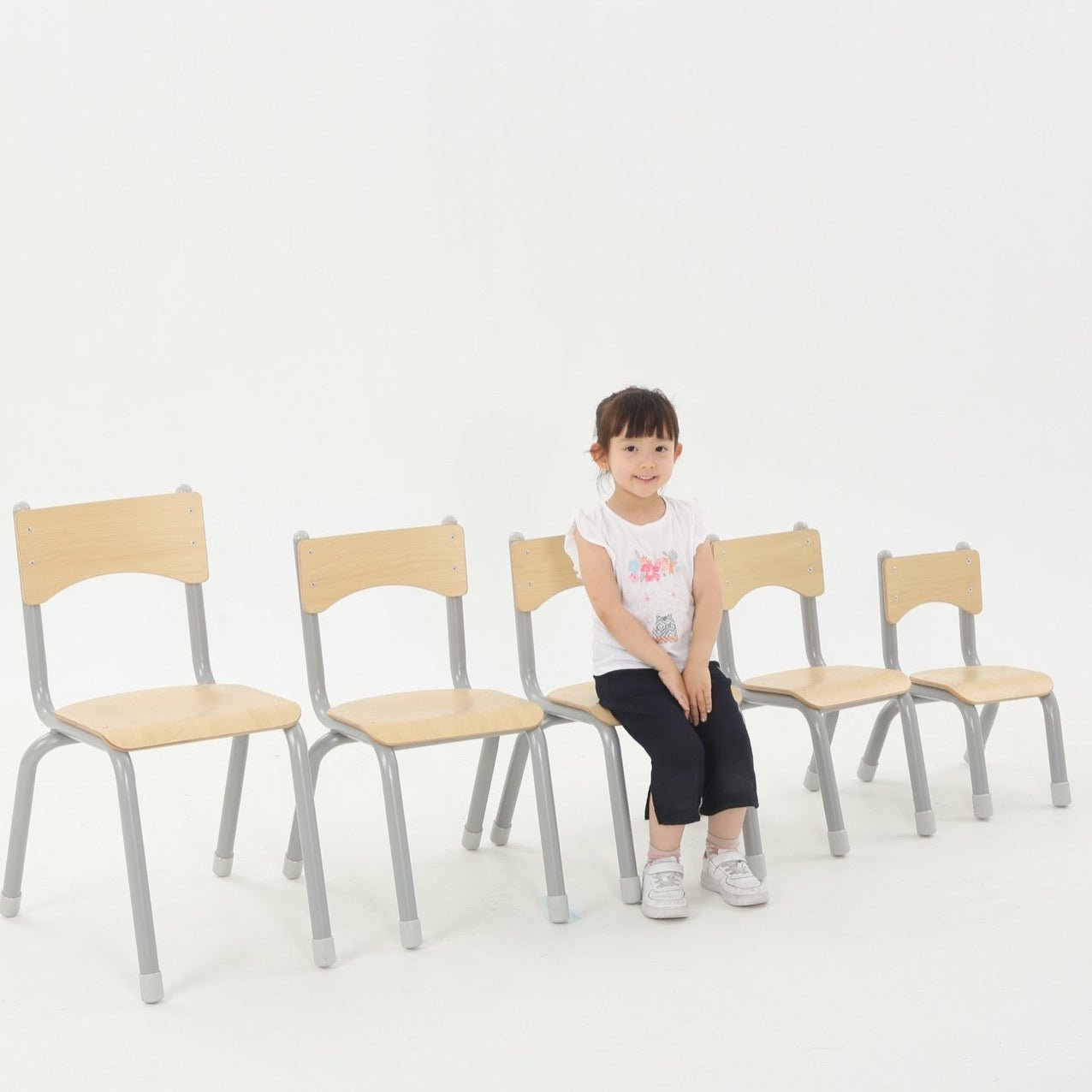 Wisdom - Stoelen voor klaslokaal Owlaf set 4stuks - 35 cm - Playlaan