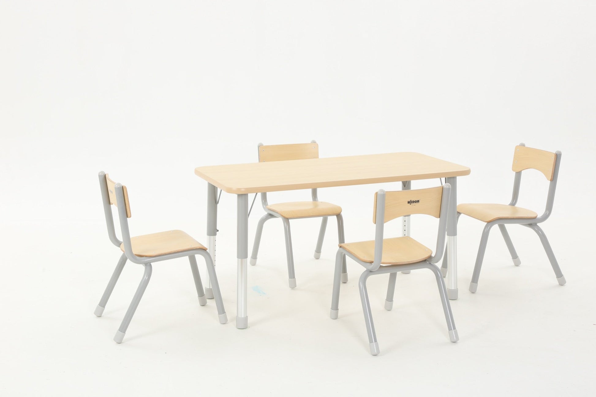 Wisdom - Stoelen voor klaslokaal Owlaf set 4stuks - 38 cm - Playlaan