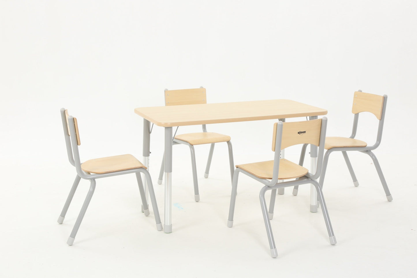 Wisdom - Stoelen voor klaslokaal Owlaf set 4stuks - 43 cm - Playlaan