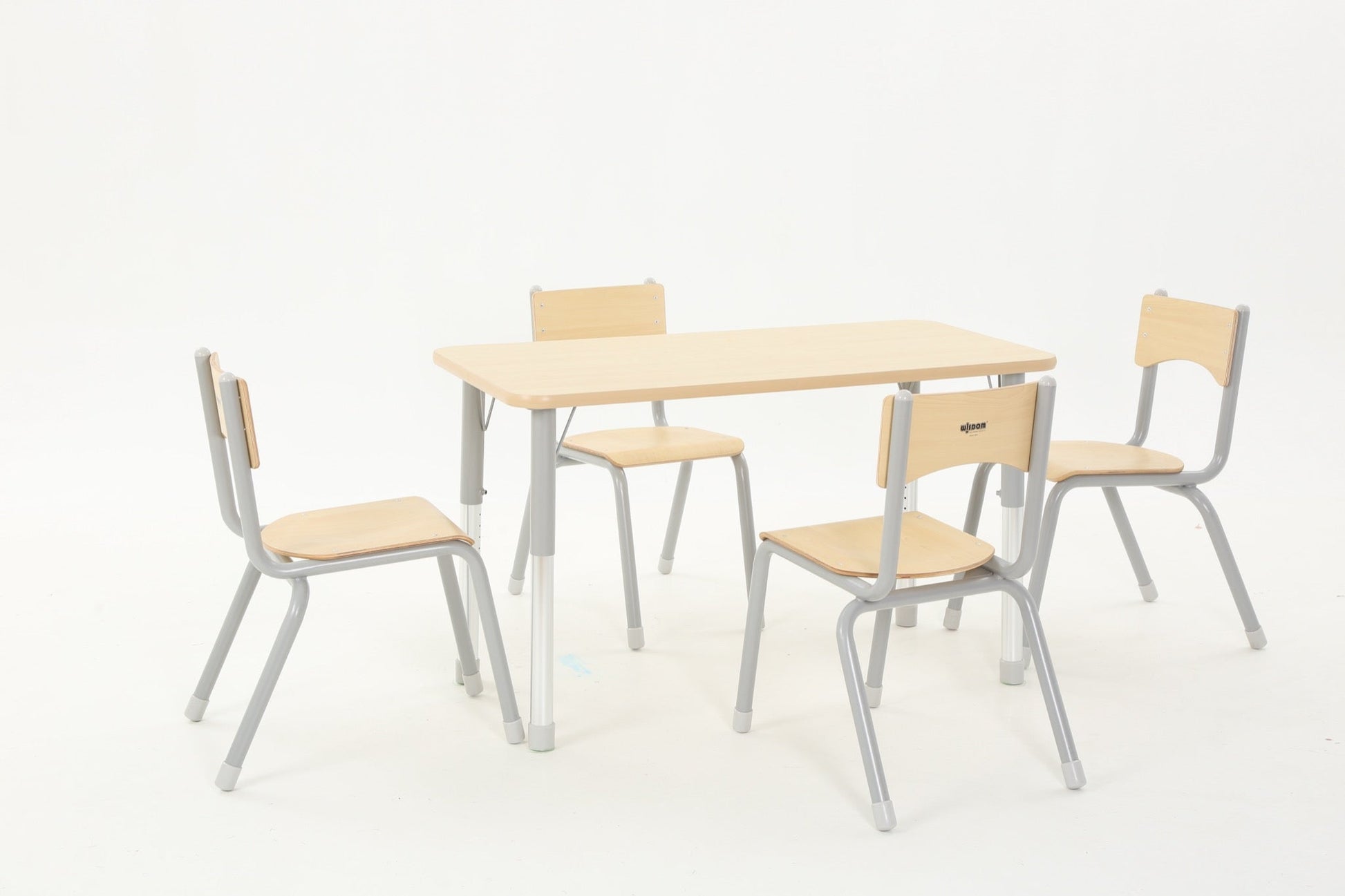 Wisdom - Stoelen voor klaslokaal Owlaf set 4stuks - 43 cm - Playlaan