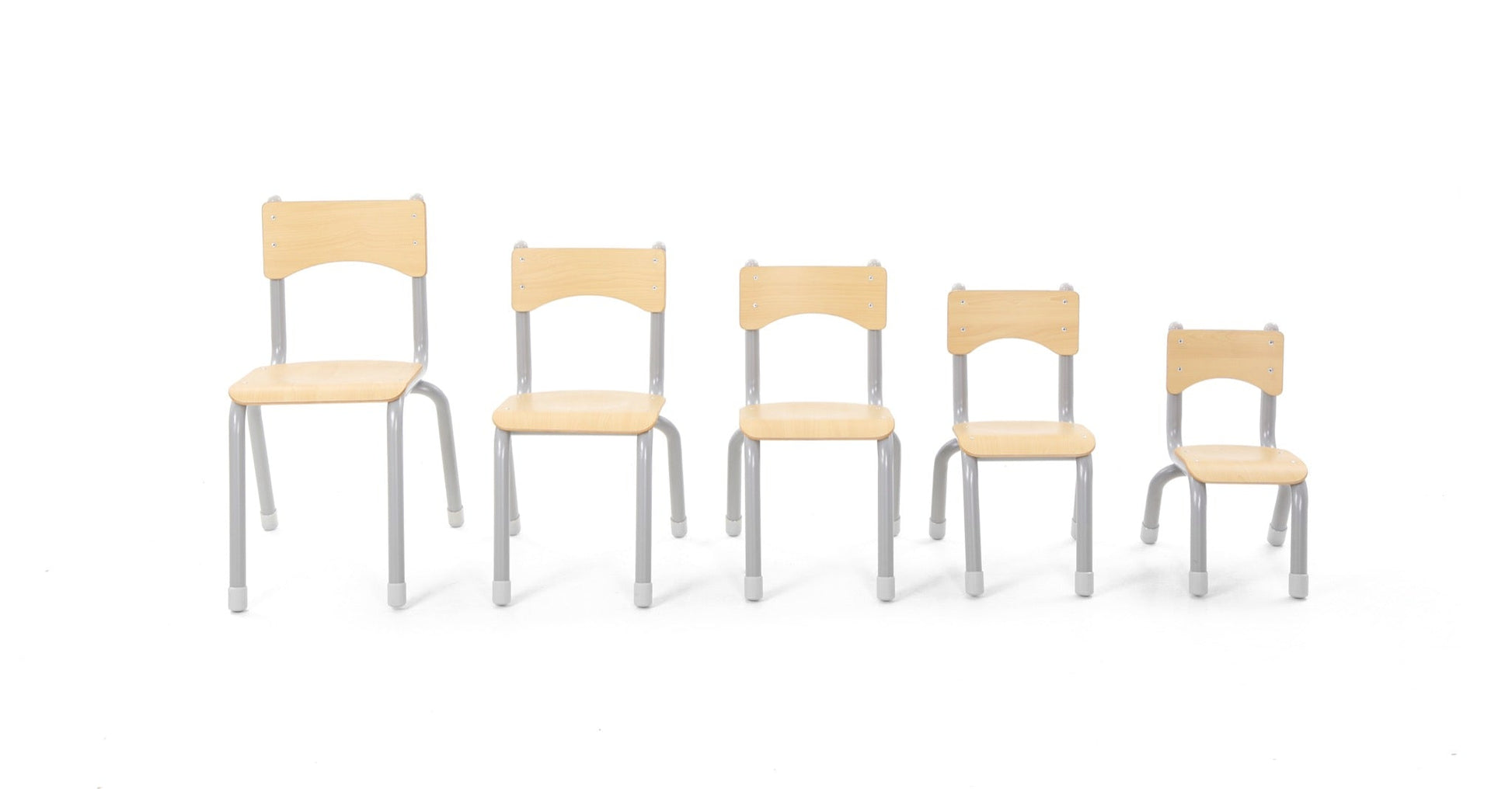 Wisdom - Stoelen voor klaslokaal Owlaf set 4stuks - 43 cm - Playlaan