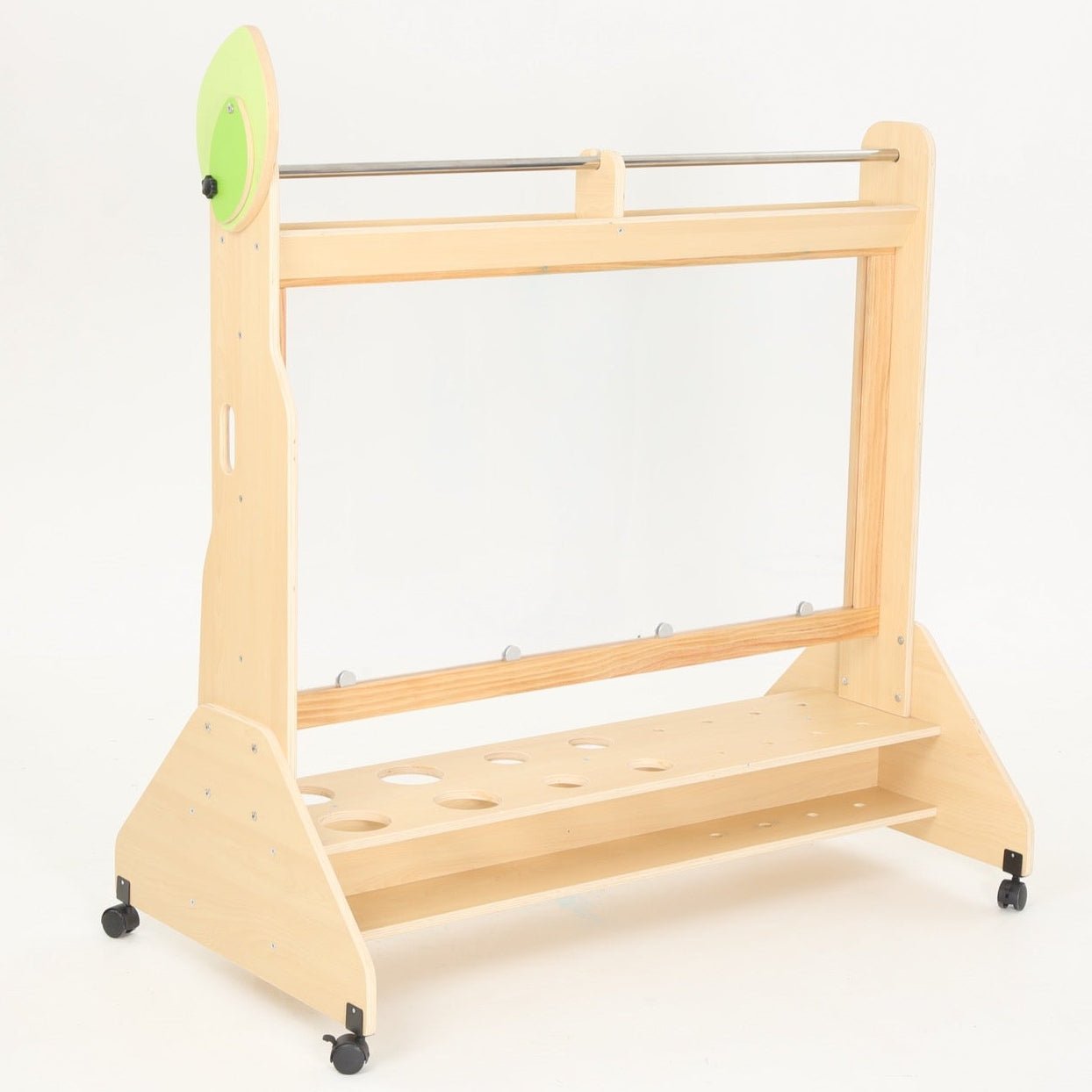 Wisdom - Transparante schildersezel op wieltjes - Playlaan