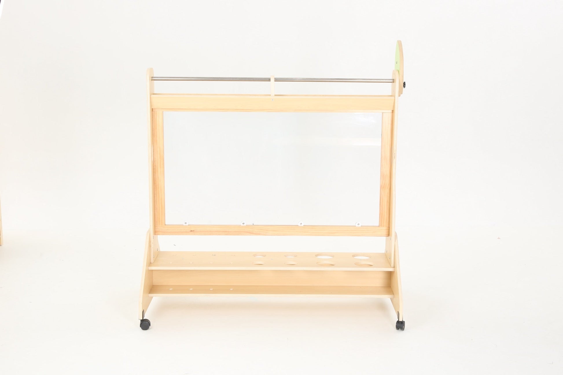 Wisdom - Transparante schildersezel op wieltjes - Playlaan