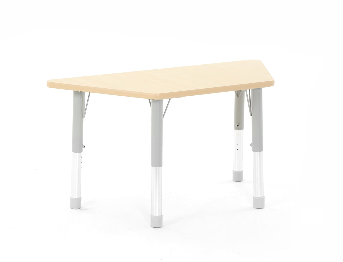 Wisdom - Trapeziumvormige tafel voor klaslokaal verstelbaar - Owlaf - Playlaan