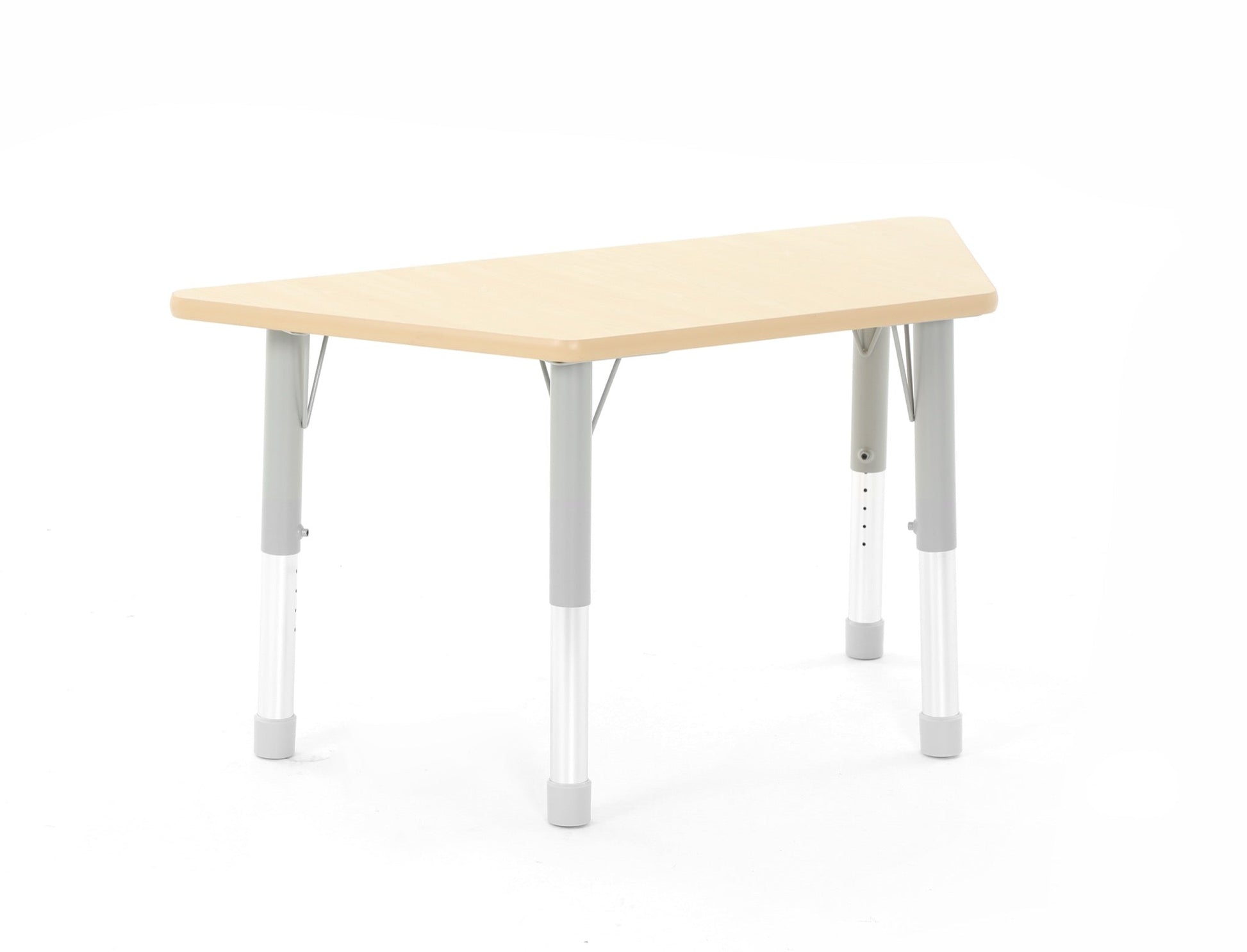 Wisdom - Trapeziumvormige tafel voor klaslokaal verstelbaar - Owlaf - Playlaan