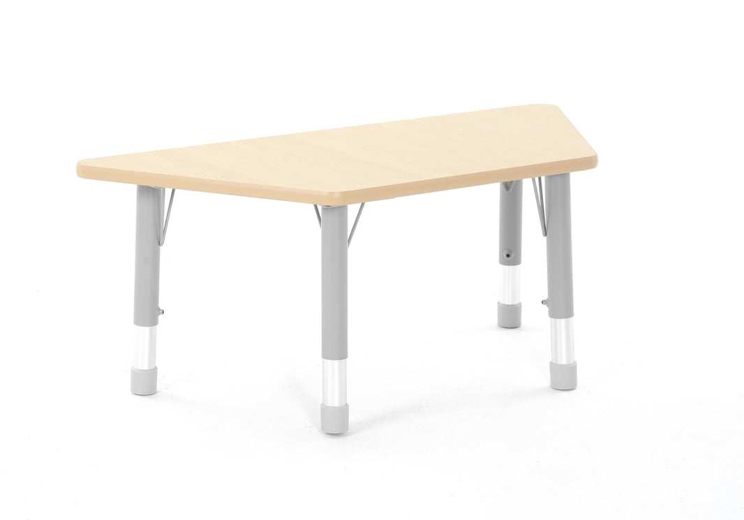 Wisdom - Trapeziumvormige tafel voor klaslokaal verstelbaar - Owlaf - Playlaan