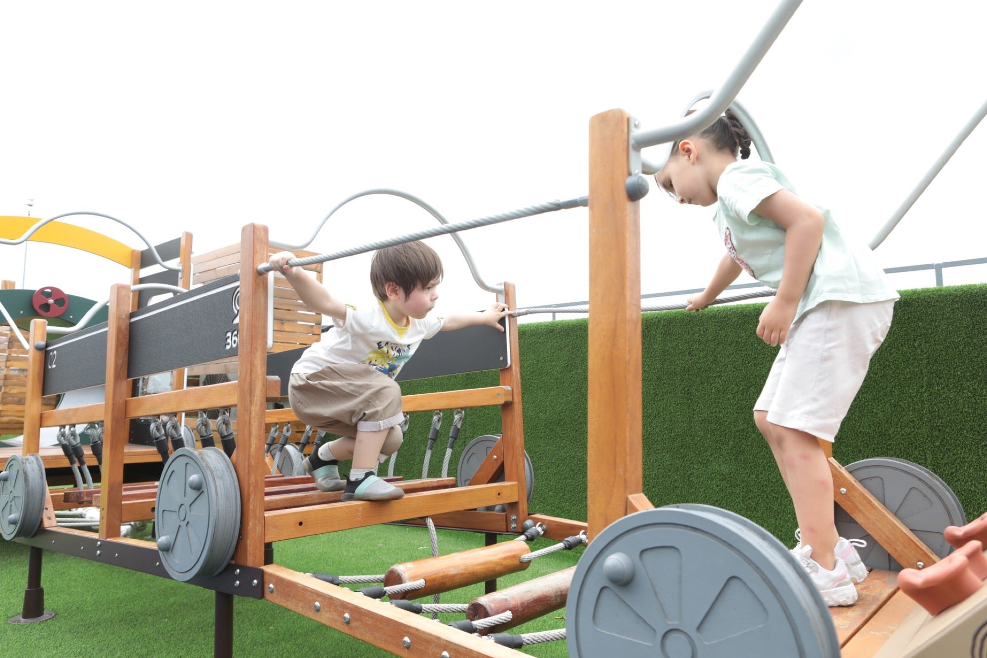 Wisdom - Treinset speeltoestel set van 12 (zonder kruiptunnel) - Playlaan