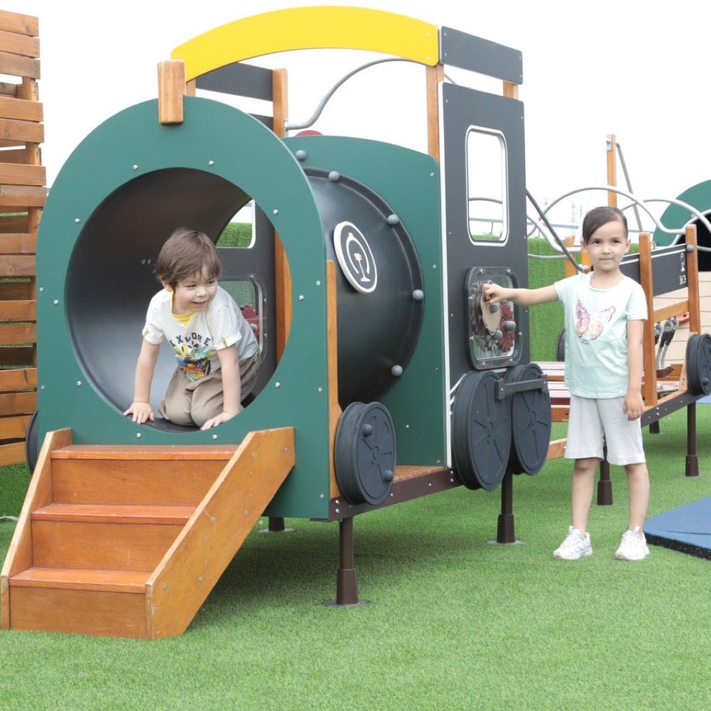 Wisdom - Treinset speeltoestel set van 12 (zonder kruiptunnel) - Playlaan