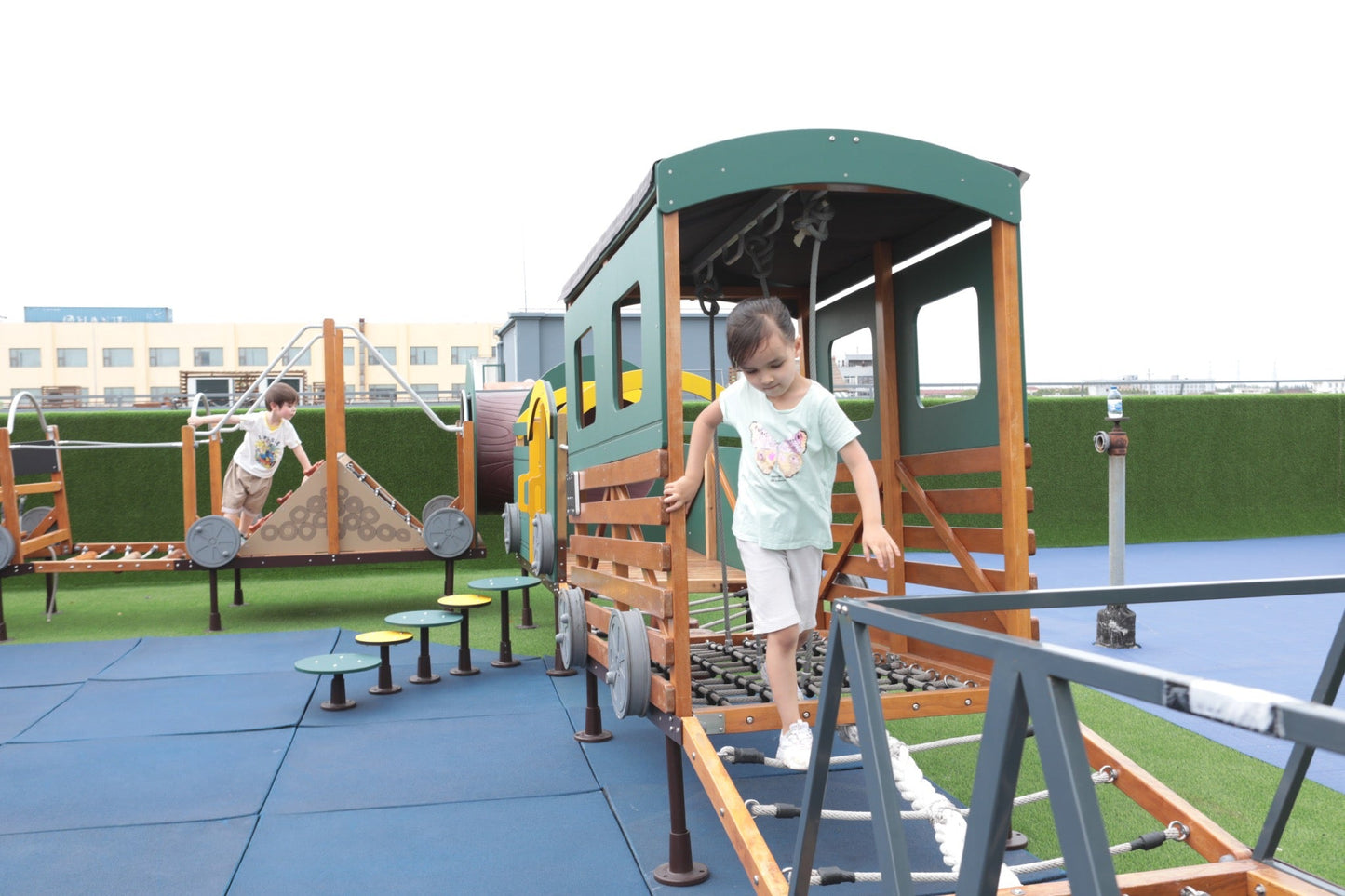 Wisdom - Treinset speeltoestel set van 12 (zonder kruiptunnel) - Playlaan