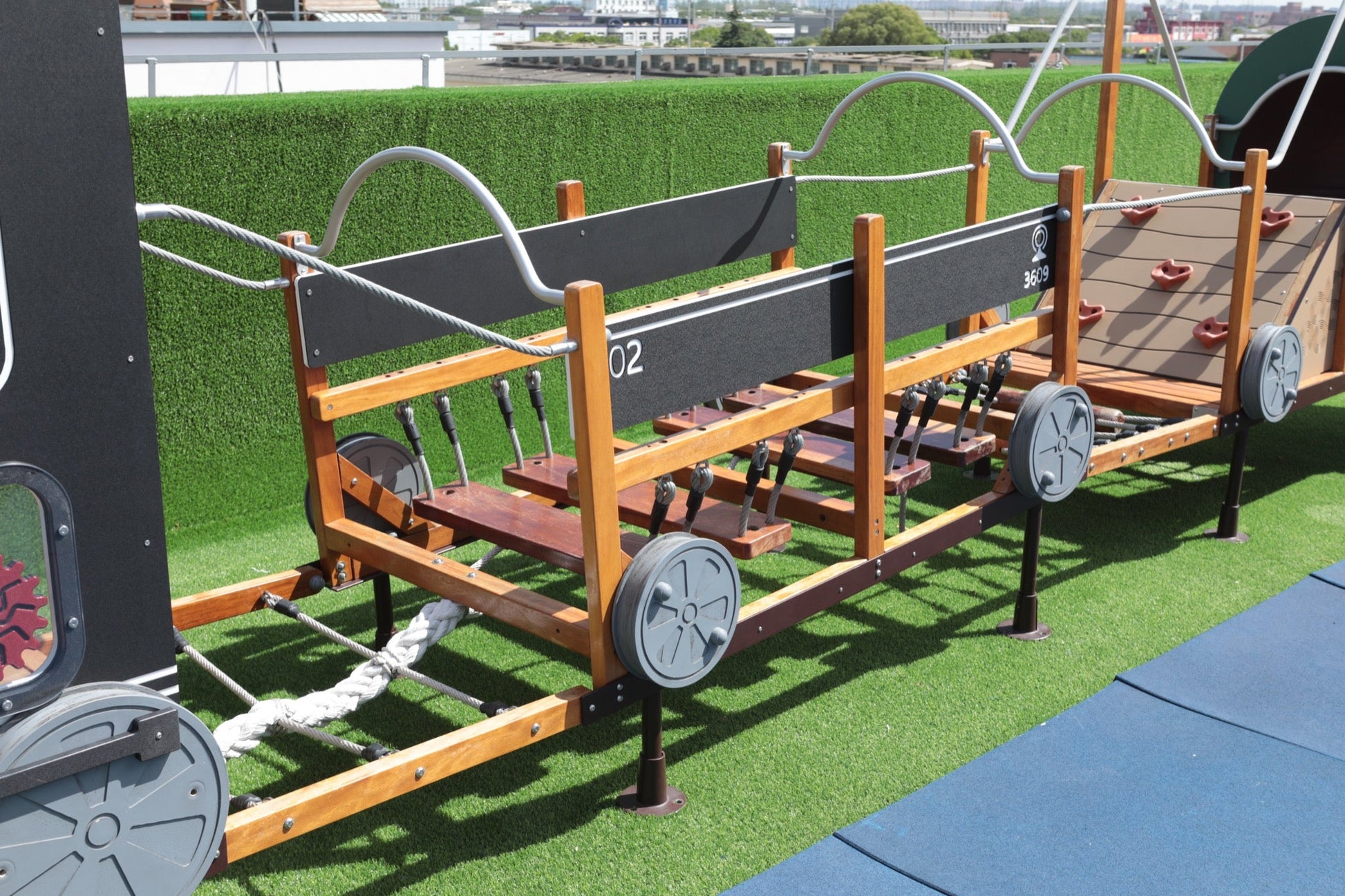 Wisdom - Treinset speeltoestel set van 12 (zonder kruiptunnel) - Playlaan