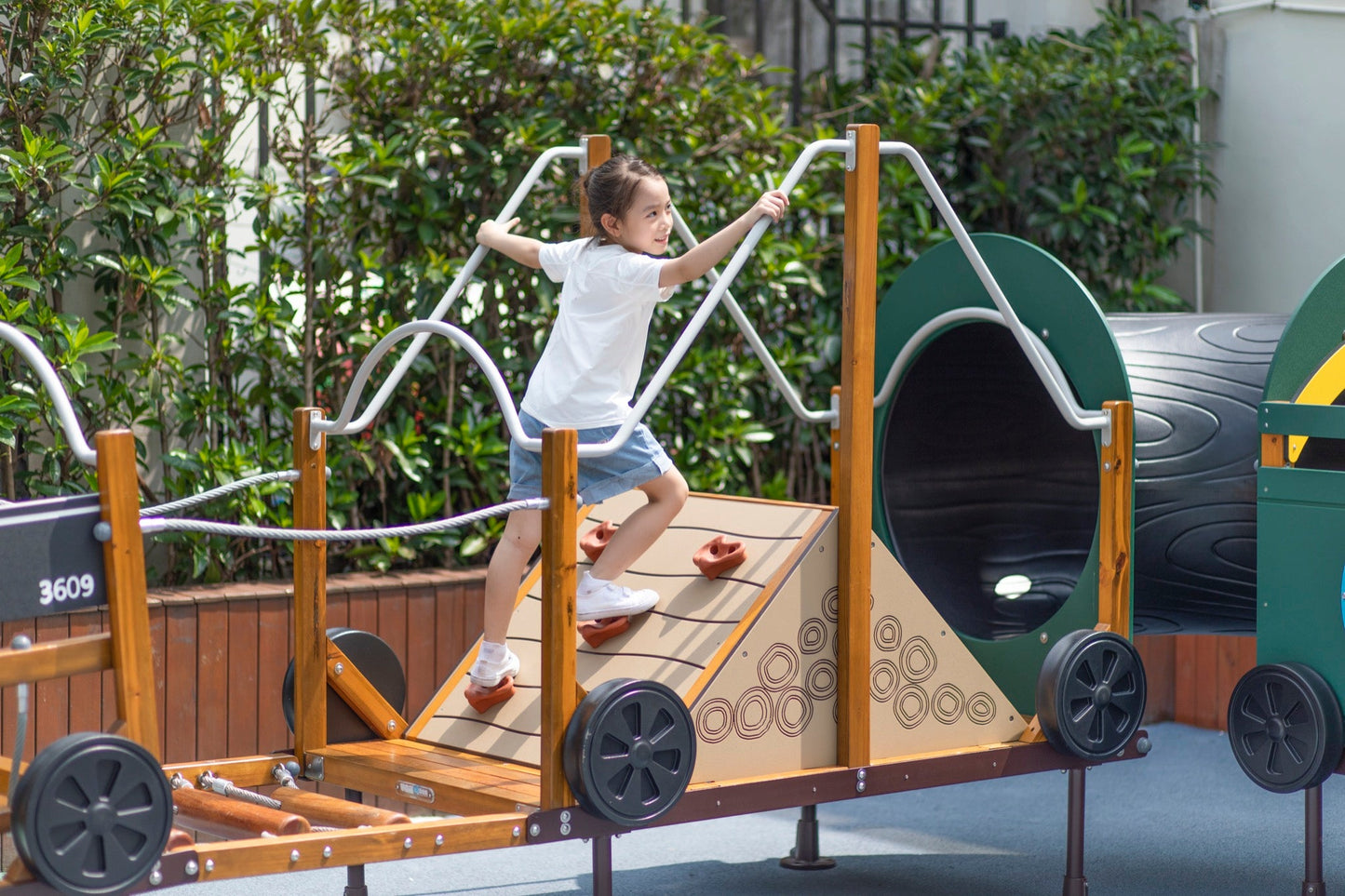 Wisdom - Treinset speeltoestel set van 12 (zonder kruiptunnel) - Playlaan