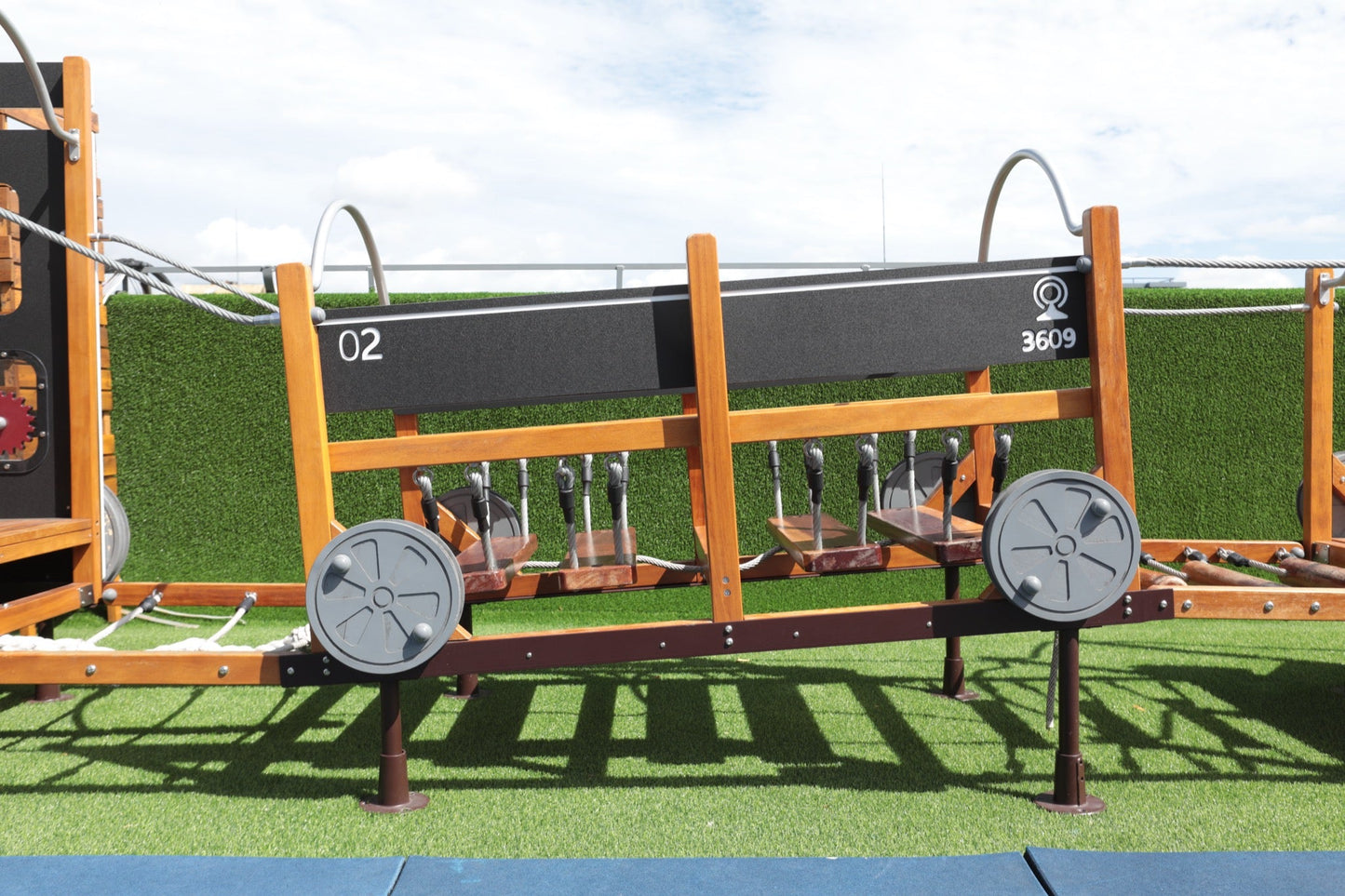 Wisdom - Treinset speeltoestel set van 12 (zonder kruiptunnel) - Playlaan