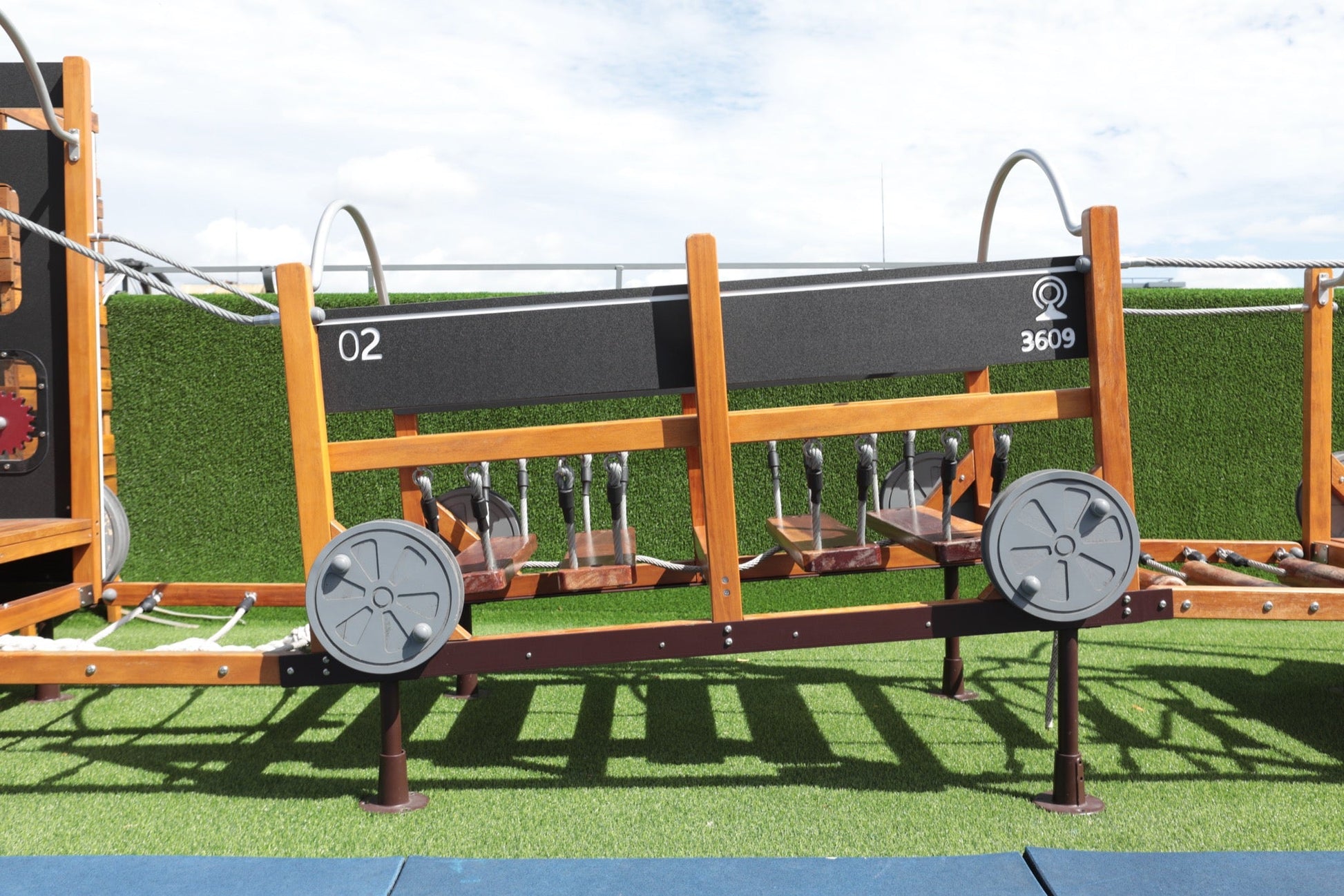 Wisdom - Treinset speeltoestel set van 12 (zonder kruiptunnel) - Playlaan