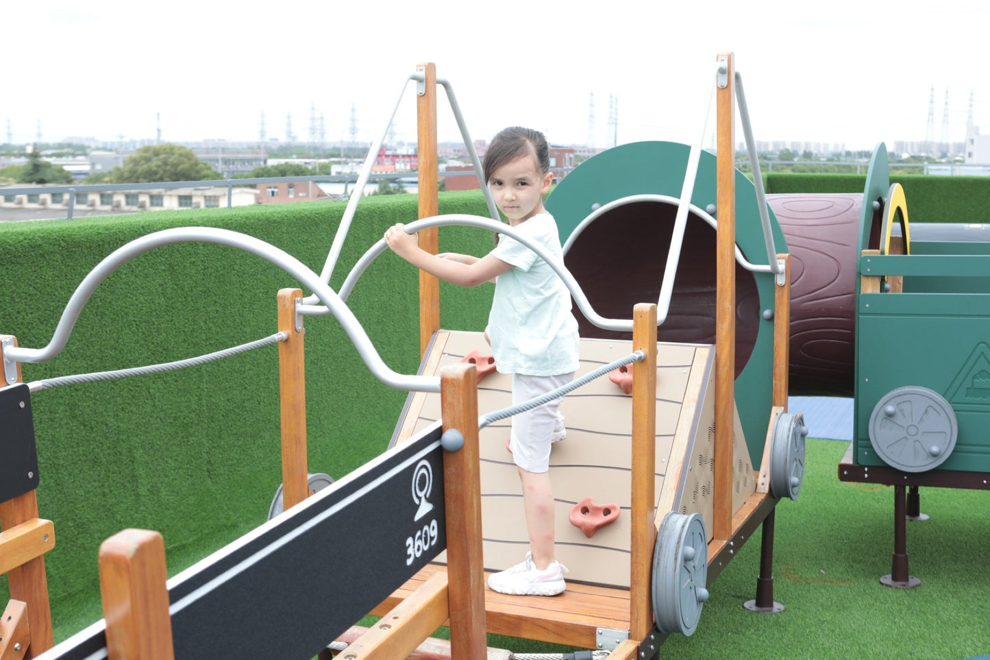 Wisdom - Treinset speeltoestel set van 12 (zonder kruiptunnel) - Playlaan