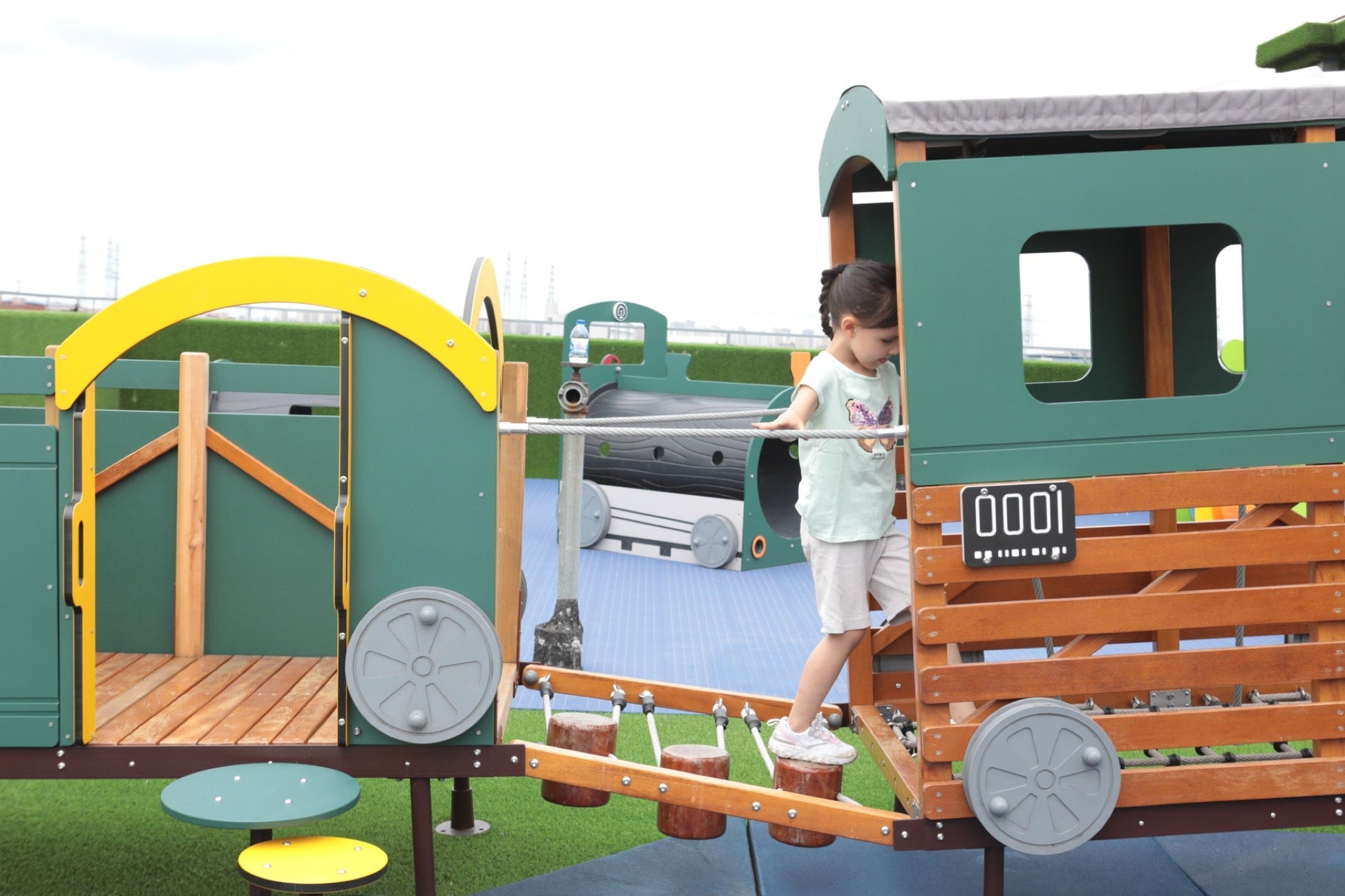 Wisdom - Treinset speeltoestel set van 12 (zonder kruiptunnel) - Playlaan