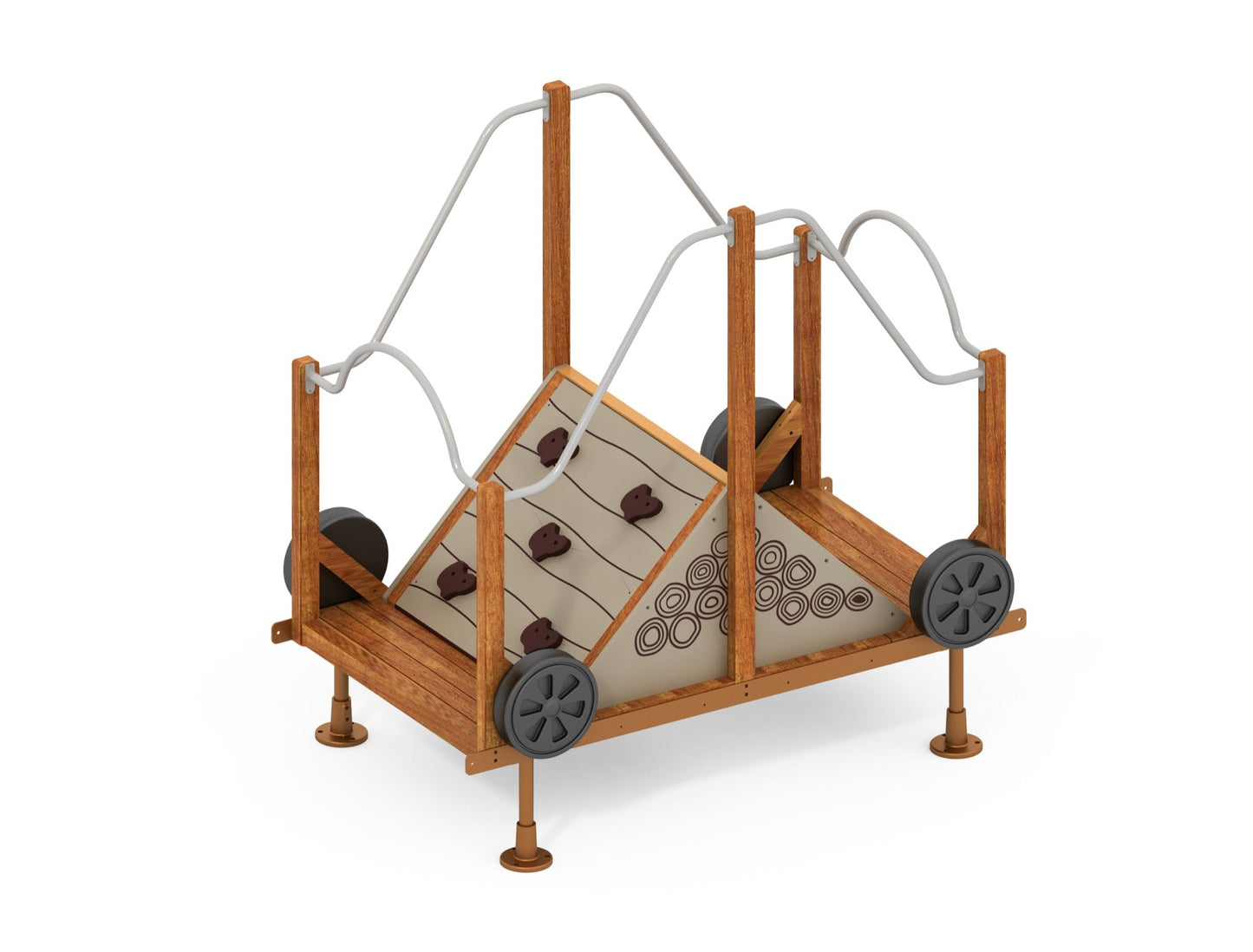 Wisdom - Treinset speeltoestel set van 12 (zonder kruiptunnel) - Playlaan