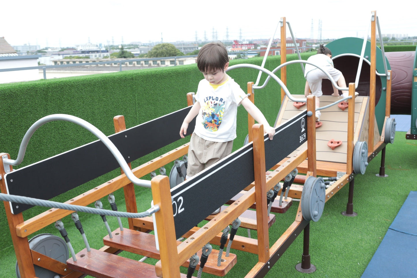 Wisdom - Treinset speeltoestel set van 12 (zonder kruiptunnel) - Playlaan