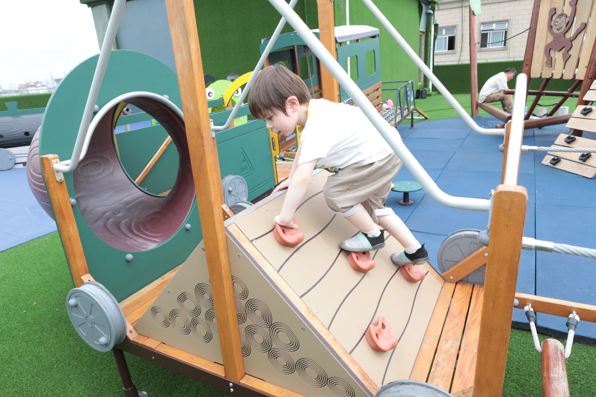 Wisdom - Treinset speeltoestel set van 12 (zonder kruiptunnel) - Playlaan