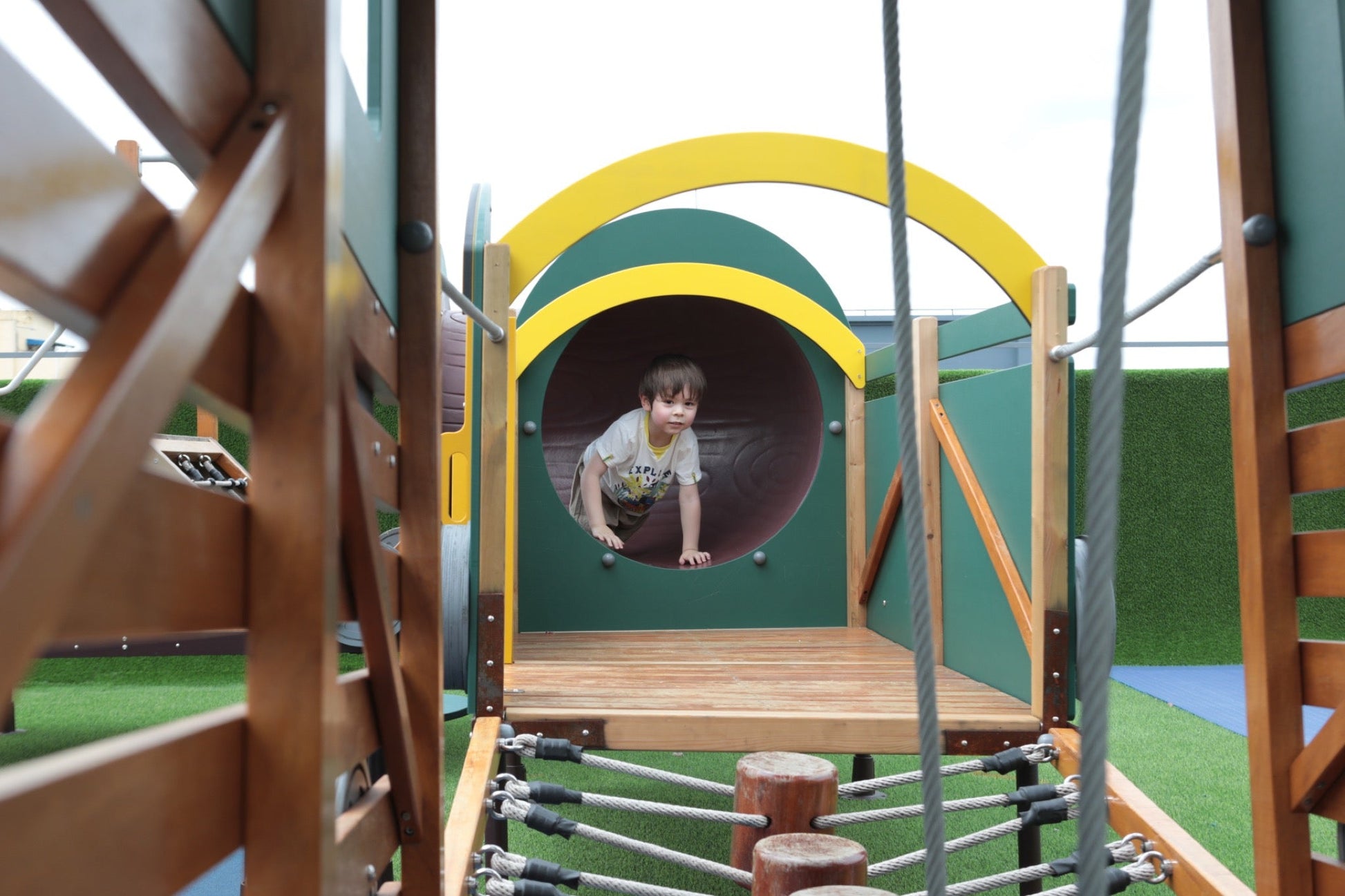 Wisdom - Treinset speeltoestel set van 12 (zonder kruiptunnel) - Playlaan