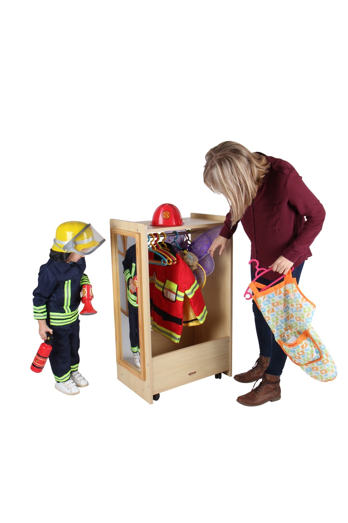 Wisdom - Verrijdbare verkleed trolley met opbergruimte - Playlaan