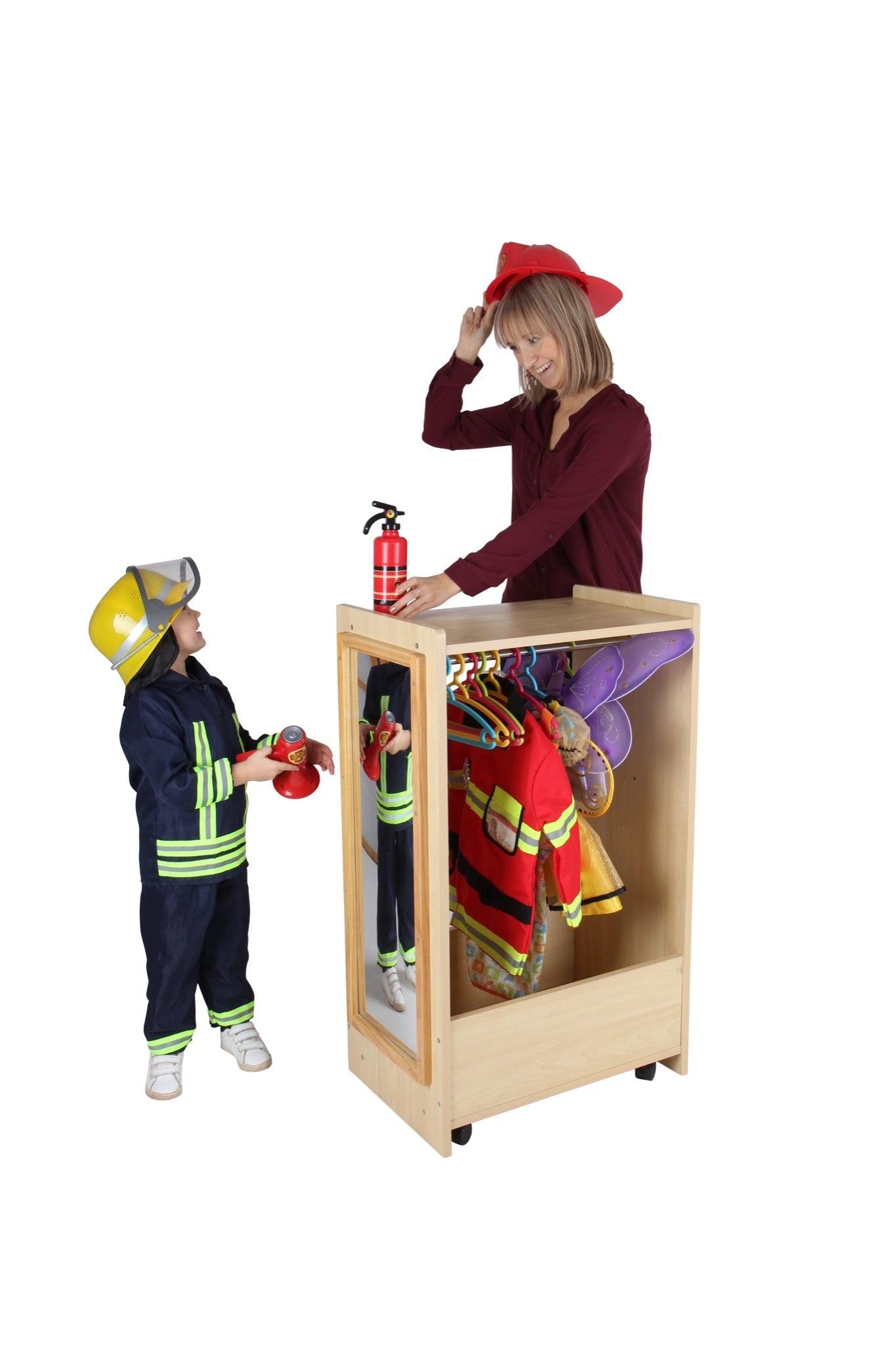 Wisdom - Verrijdbare verkleed trolley met opbergruimte - Playlaan
