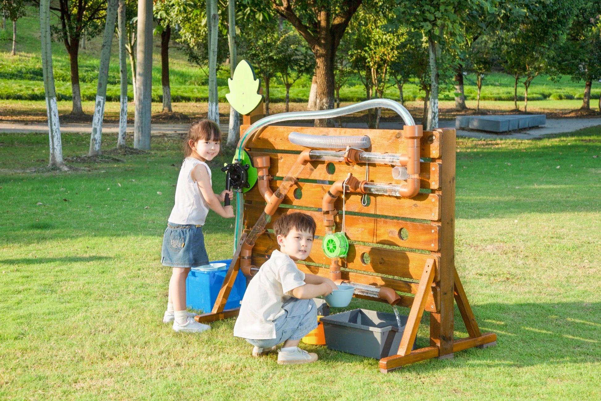Wisdom - Waterbuizen - wandpaneel voor buiten - Playlaan