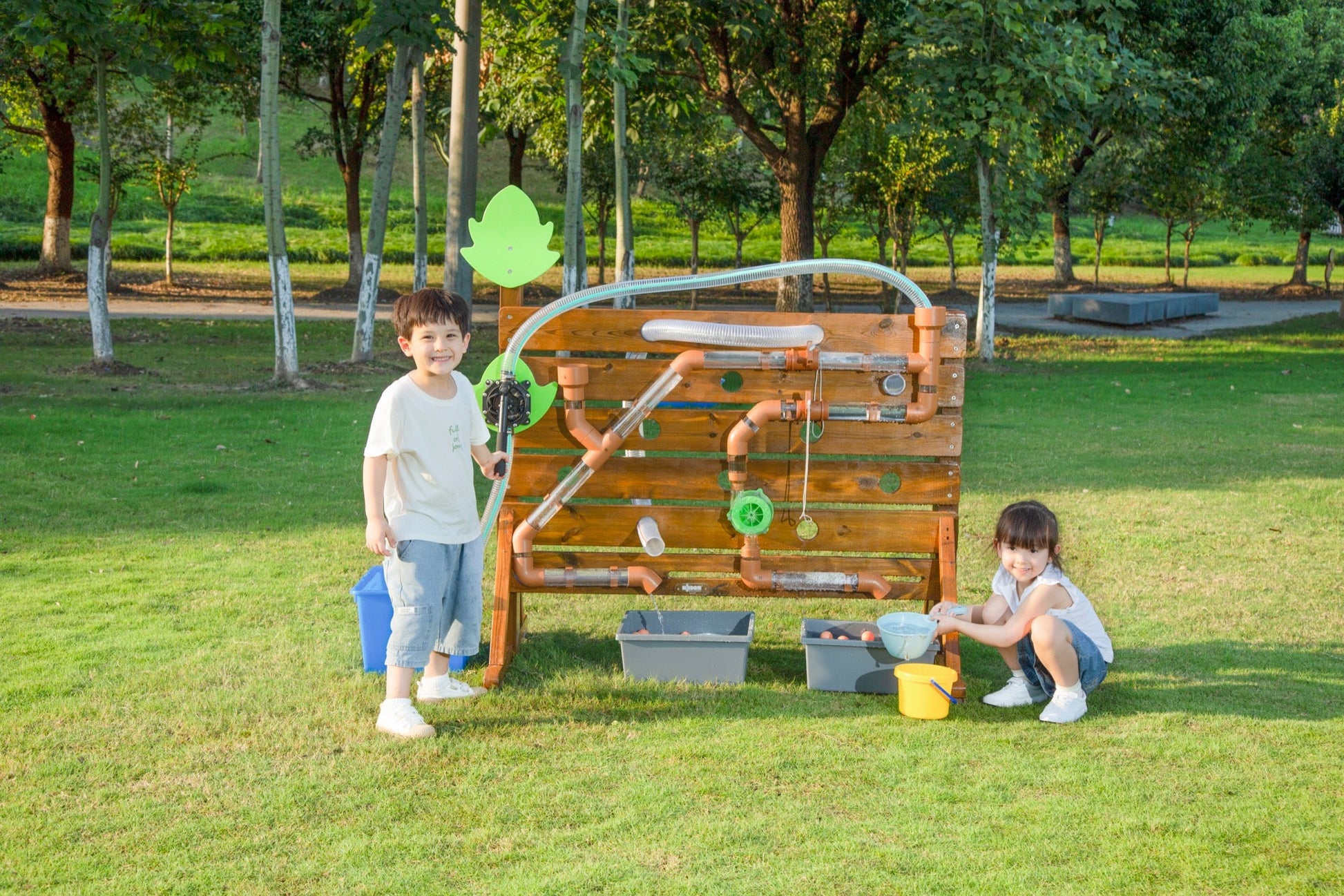 Wisdom - Waterbuizen - wandpaneel voor buiten - Playlaan