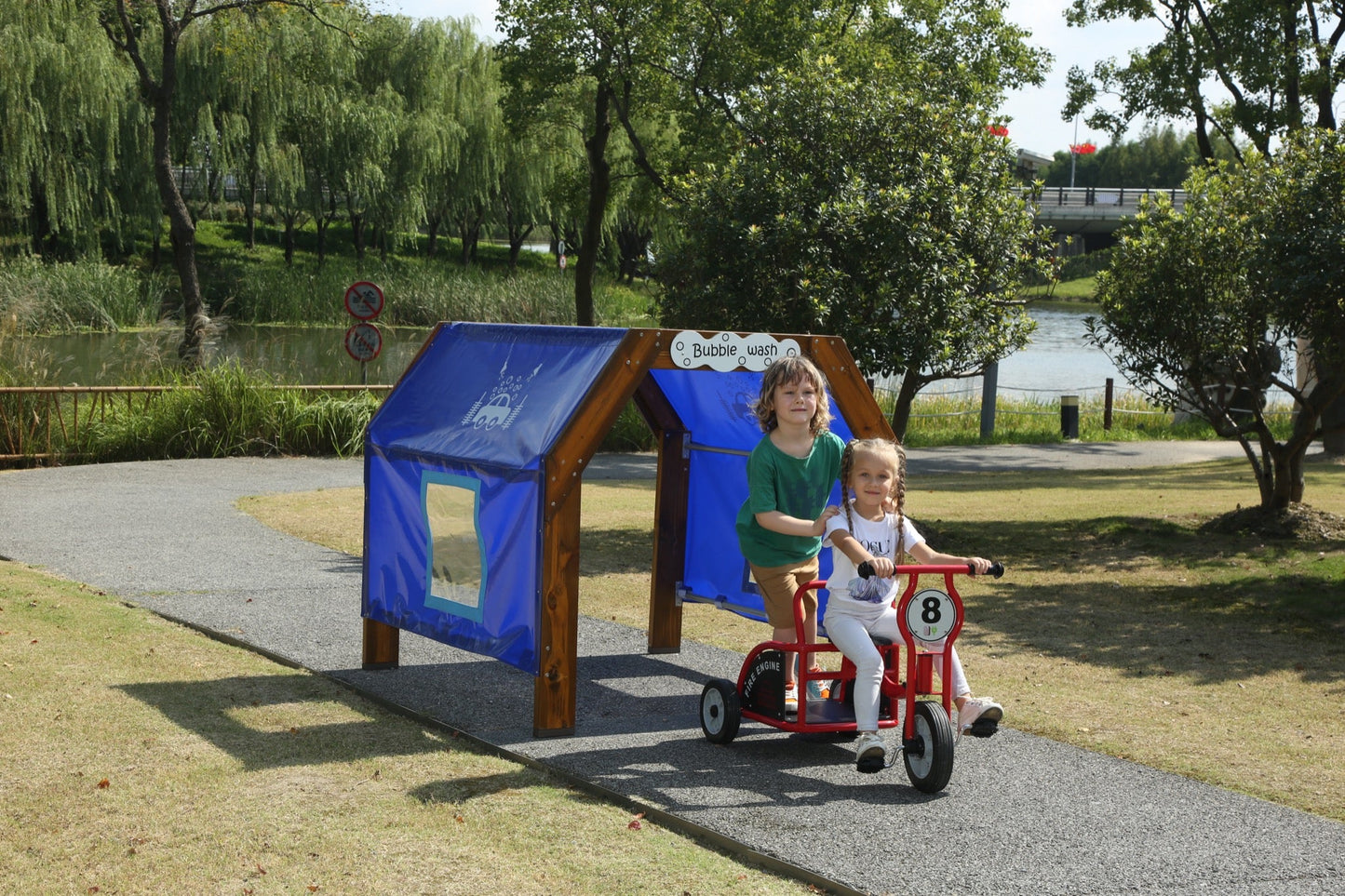 Wisdom - Wisdom - Bubbel wastunnel voor fietsen - Playlaan
