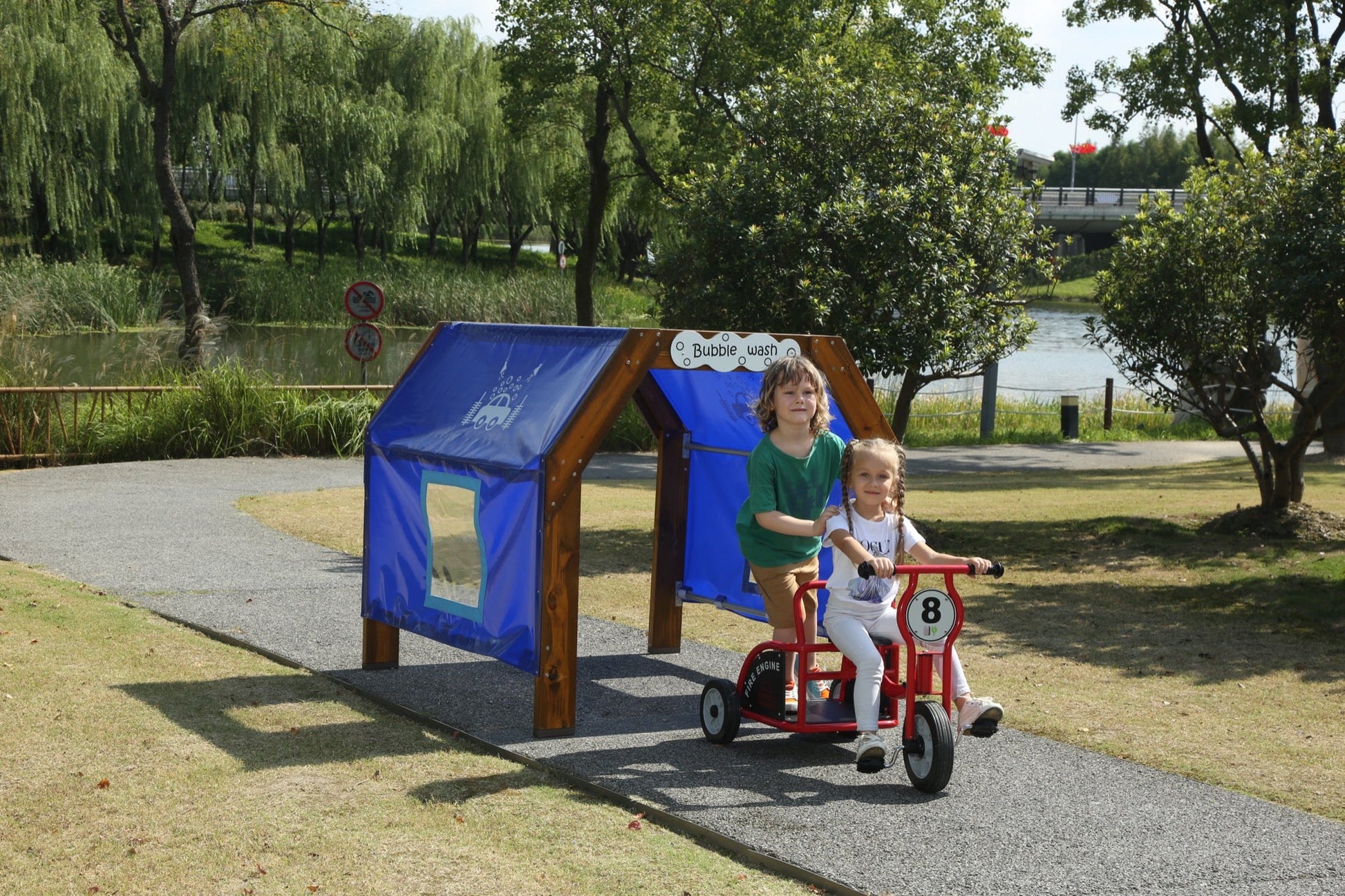 Wisdom - Wisdom - Bubbel wastunnel voor fietsen - Playlaan