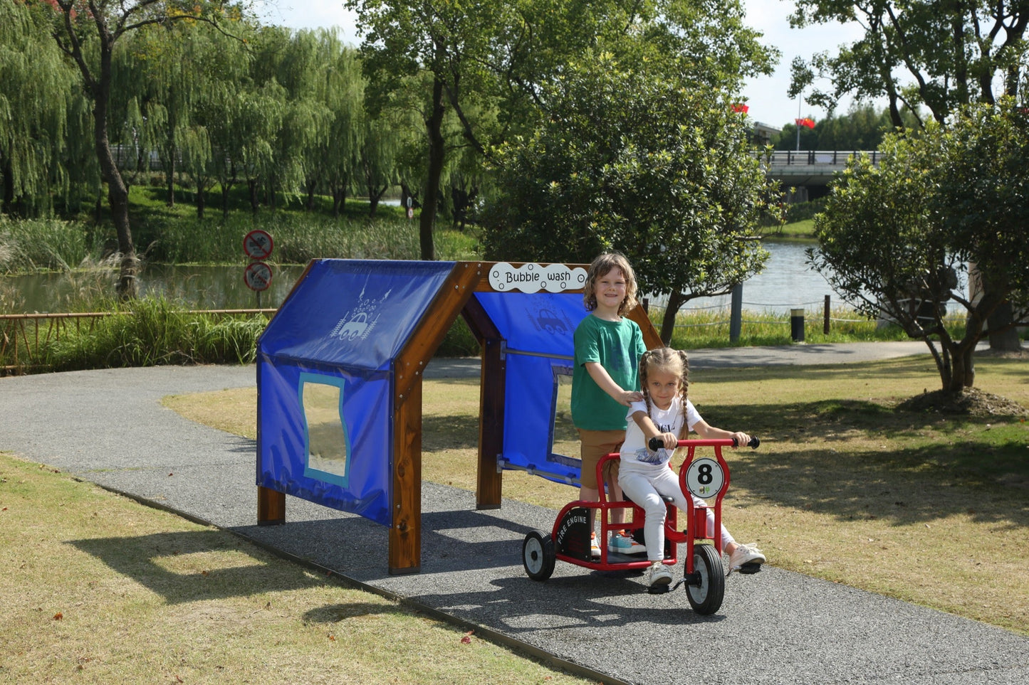 Wisdom - Wisdom - Bubbel wastunnel voor fietsen - Playlaan