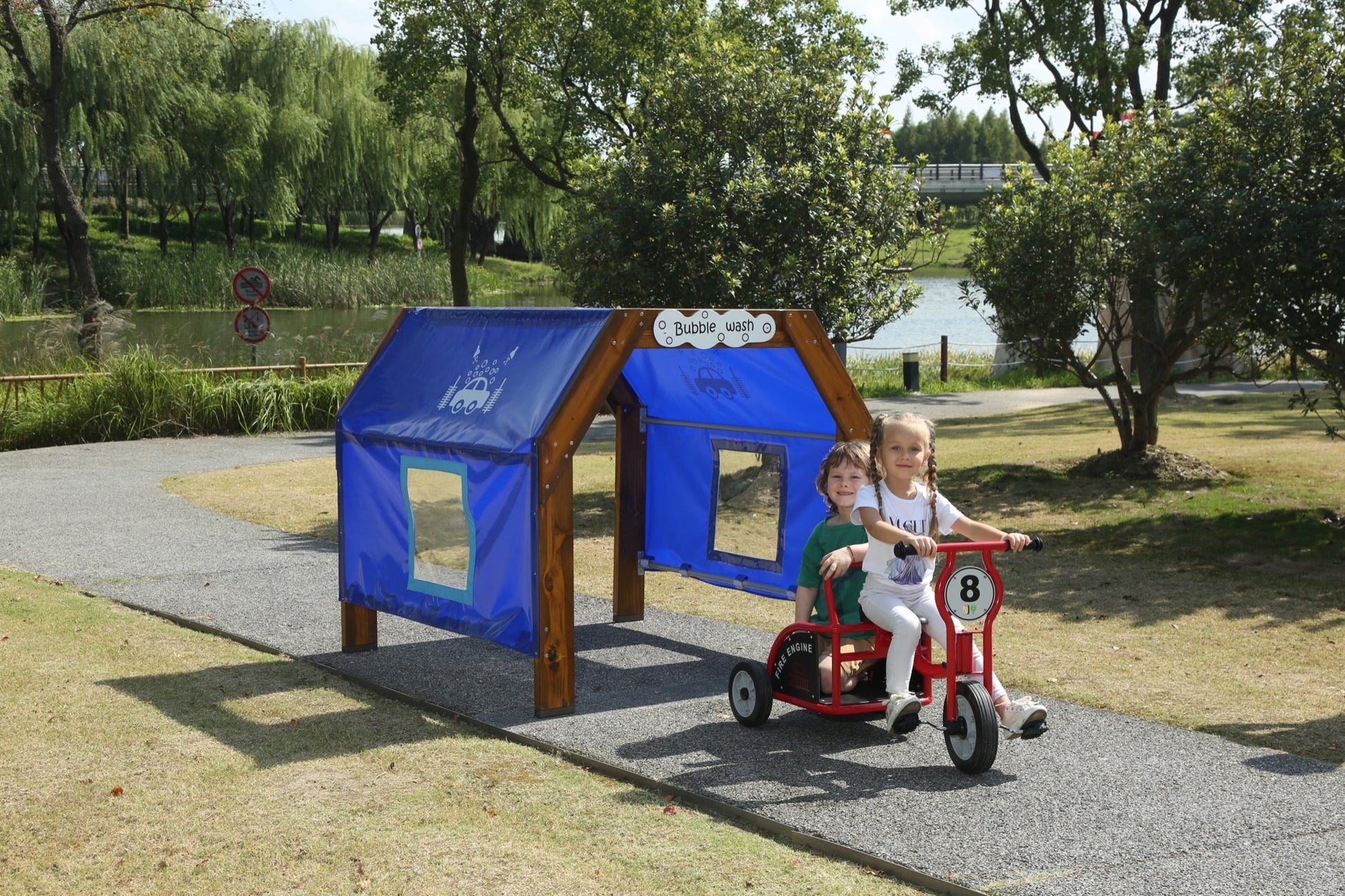 Wisdom - Wisdom - Bubbel wastunnel voor fietsen - Playlaan