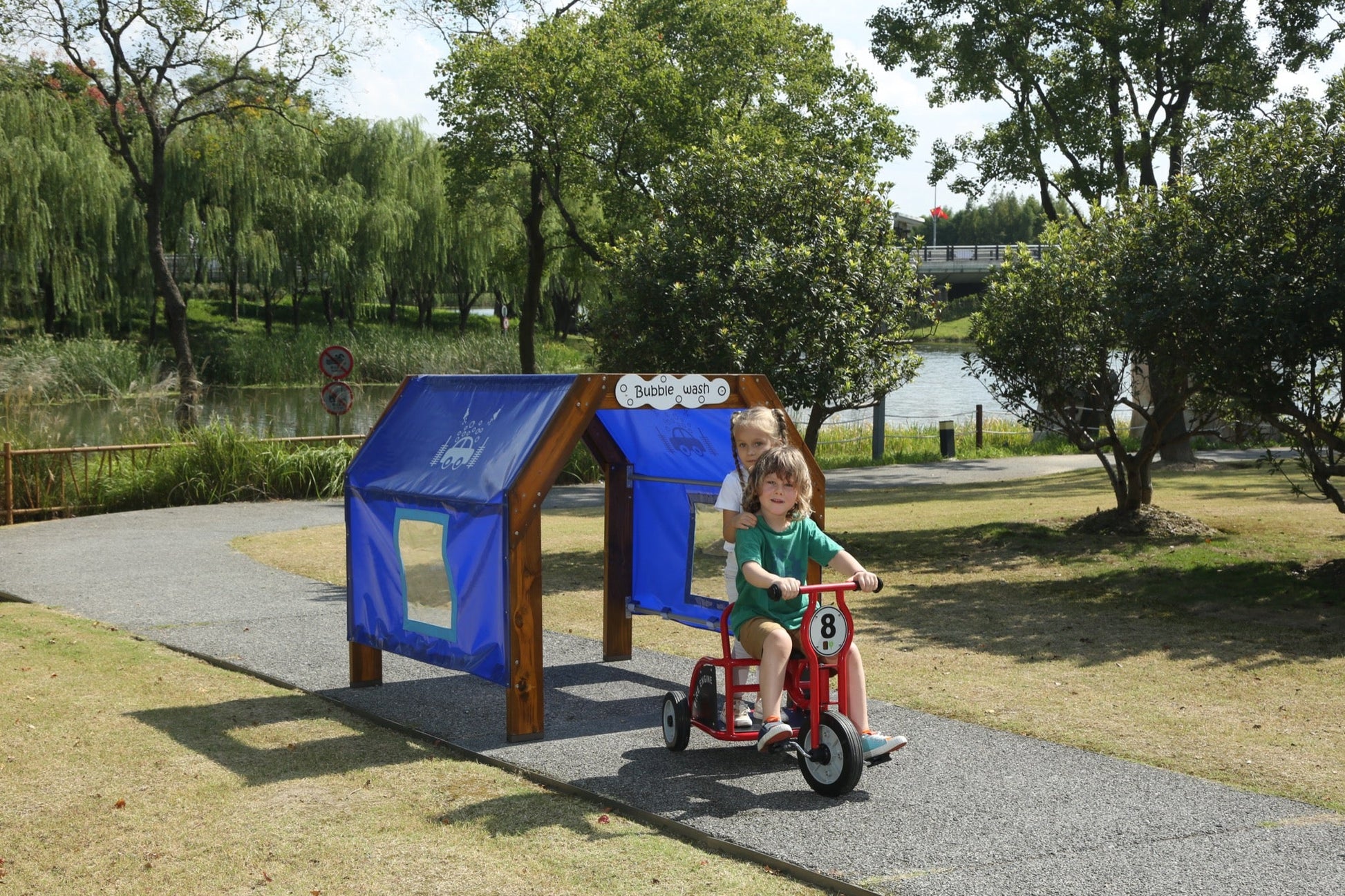 Wisdom - Wisdom - Bubbel wastunnel voor fietsen - Playlaan