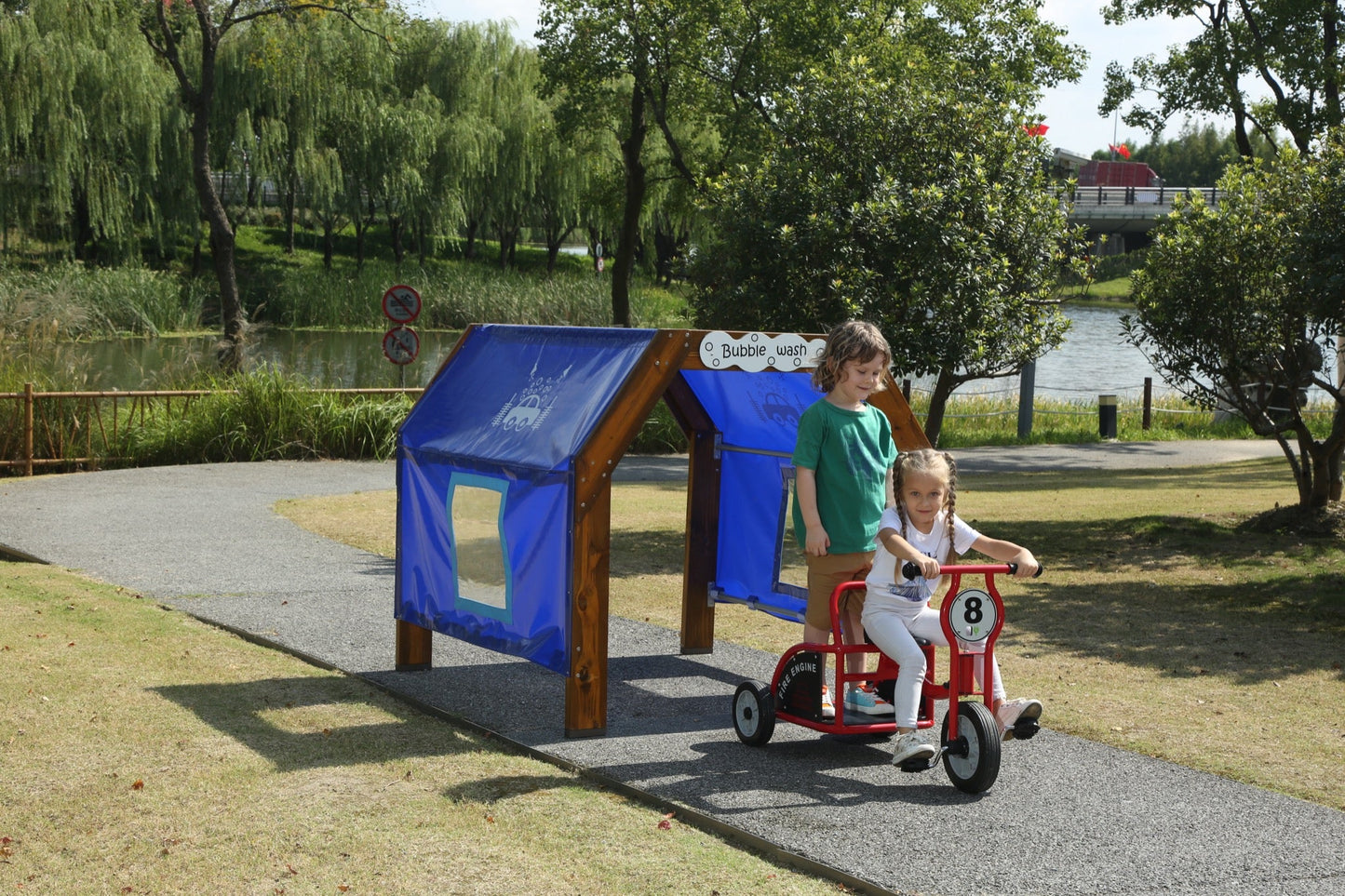 Wisdom - Wisdom - Bubbel wastunnel voor fietsen - Playlaan