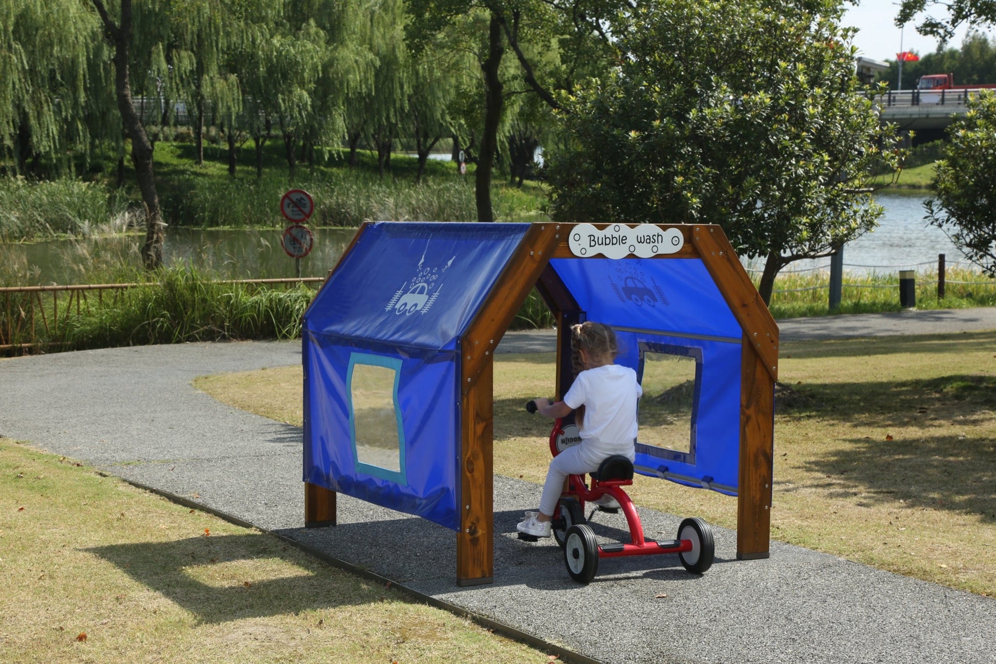 Wisdom - Wisdom - Bubbel wastunnel voor fietsen - Playlaan