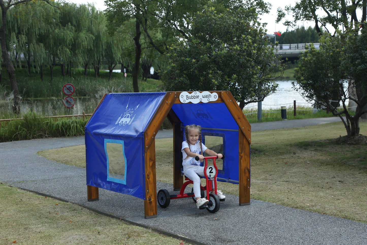 Wisdom - Wisdom - Bubbel wastunnel voor fietsen - Playlaan