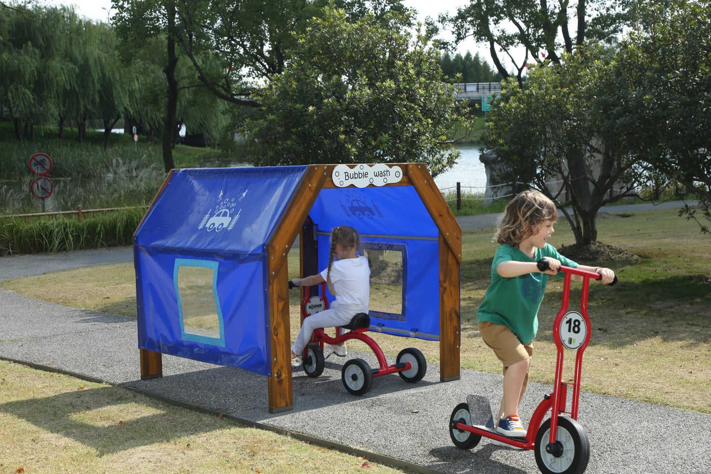 Wisdom - Wisdom - Bubbel wastunnel voor fietsen - Playlaan