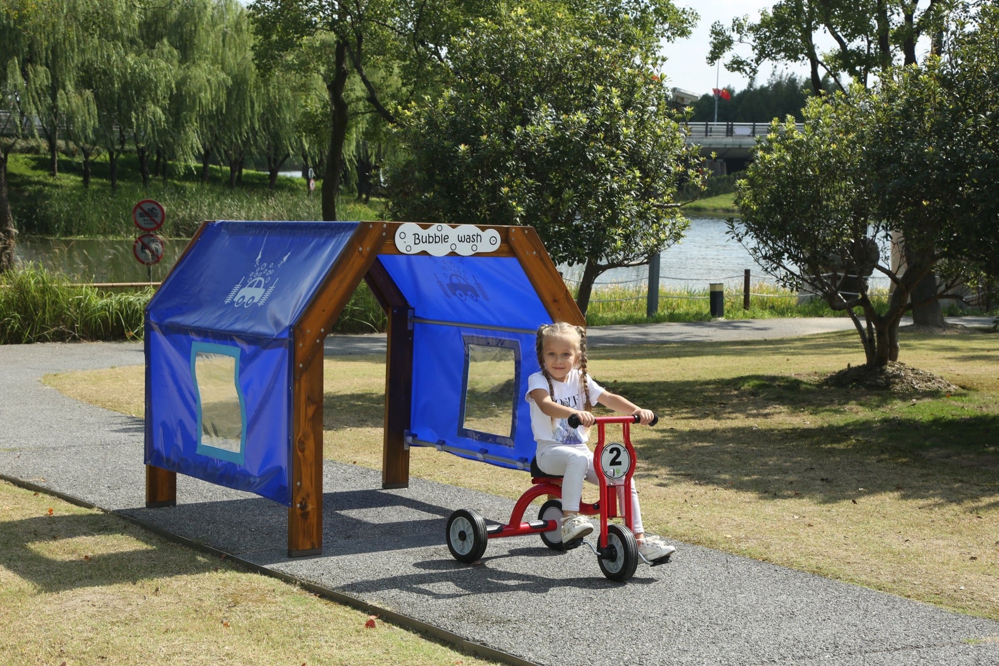 Wisdom - Wisdom - Bubbel wastunnel voor fietsen - Playlaan