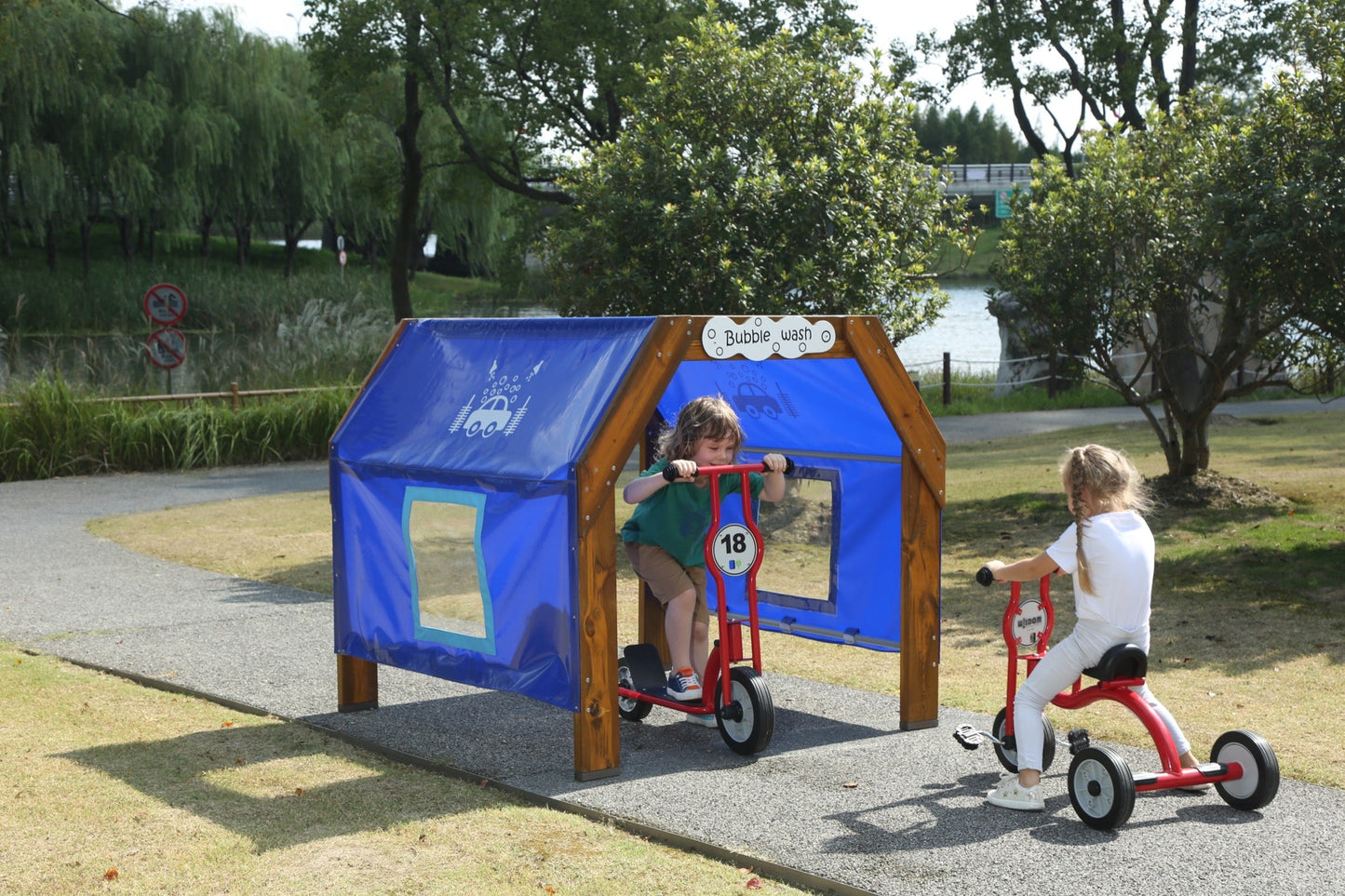 Wisdom - Wisdom - Bubbel wastunnel voor fietsen - Playlaan