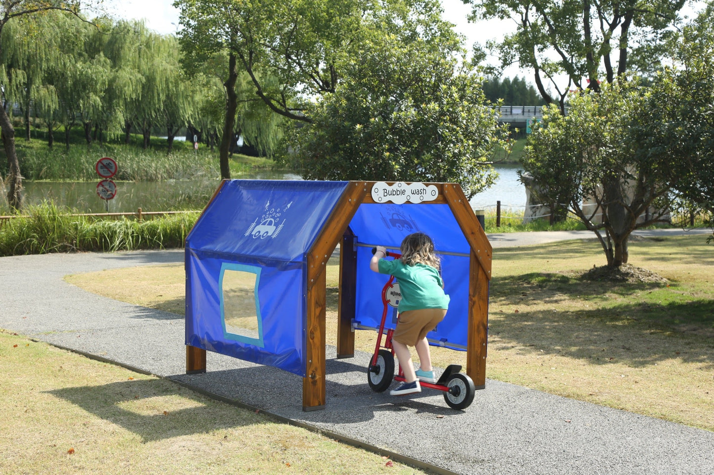 Wisdom - Wisdom - Bubbel wastunnel voor fietsen - Playlaan