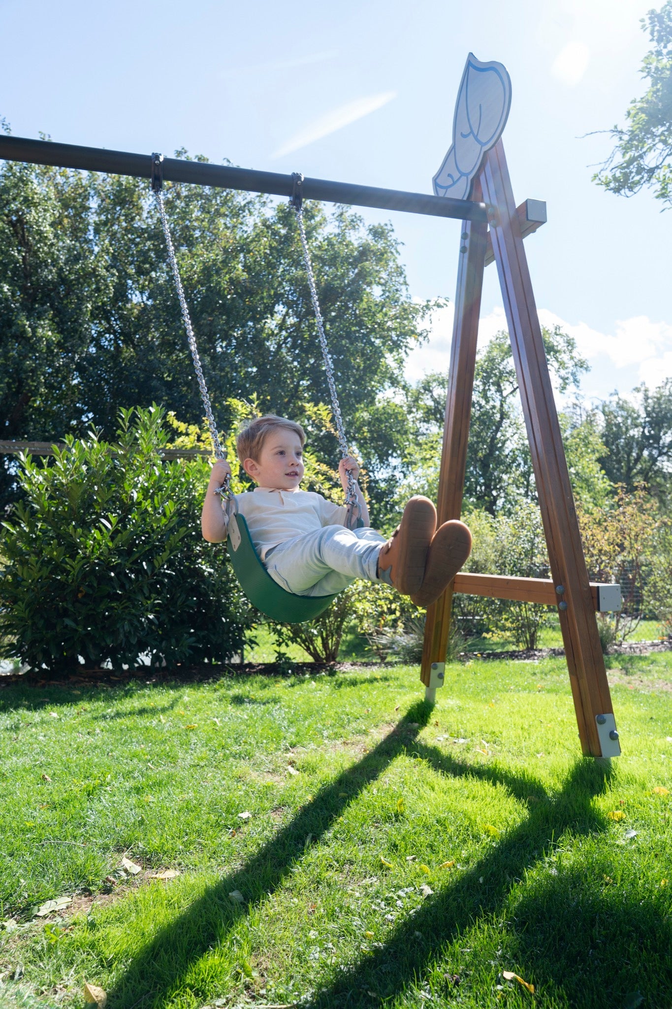 Wisdom - Wisdom - MULITFUNCTIONAL PLAYHOUSE glijbaan, schommel, zandbak - Limited Edition - Playlaan