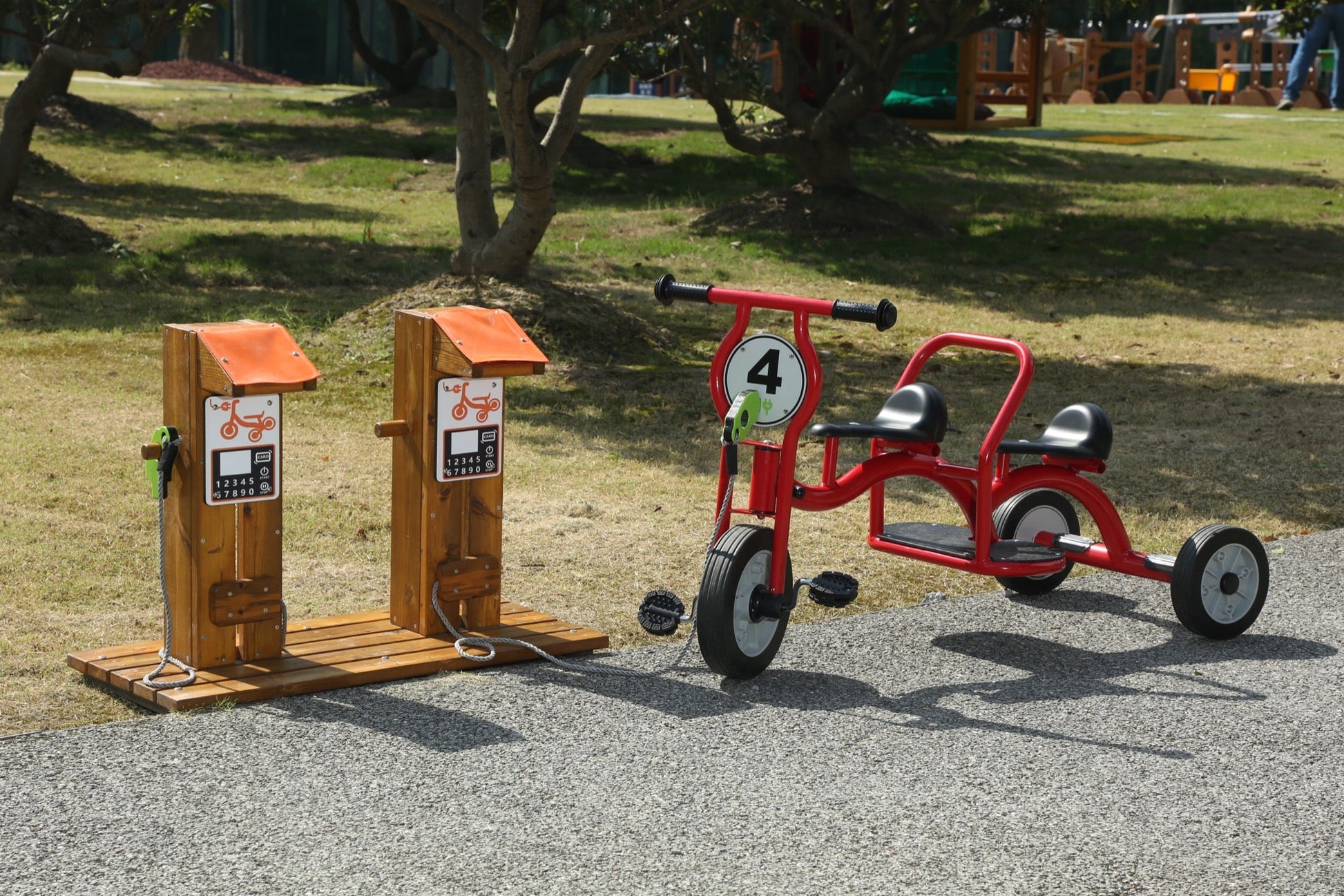 Wisdom - Wisdom - Oplaadstation voor kinderfietsen en driewielers - Playlaan