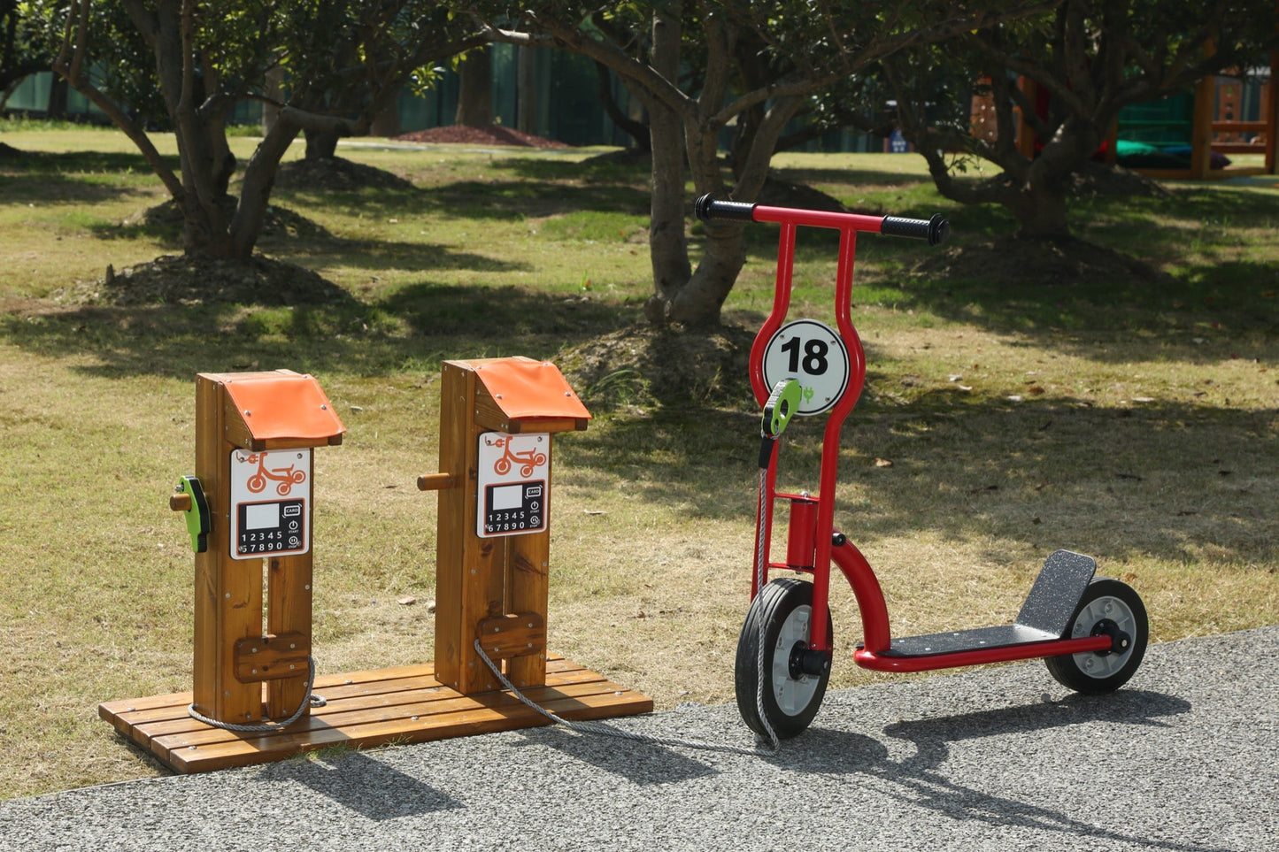 Wisdom - Wisdom - Oplaadstation voor kinderfietsen en driewielers - Playlaan