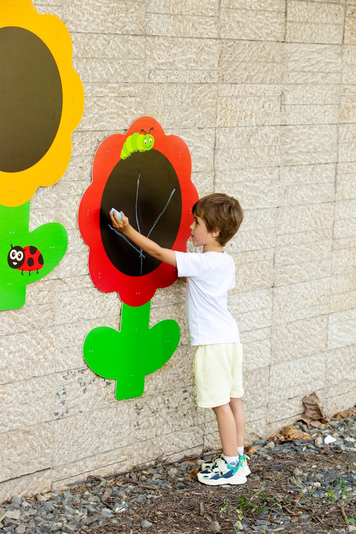 Wisdom - Wisdom - Outdoor krijt - en tekenborden met bloemenmotief – set van 5 - Playlaan