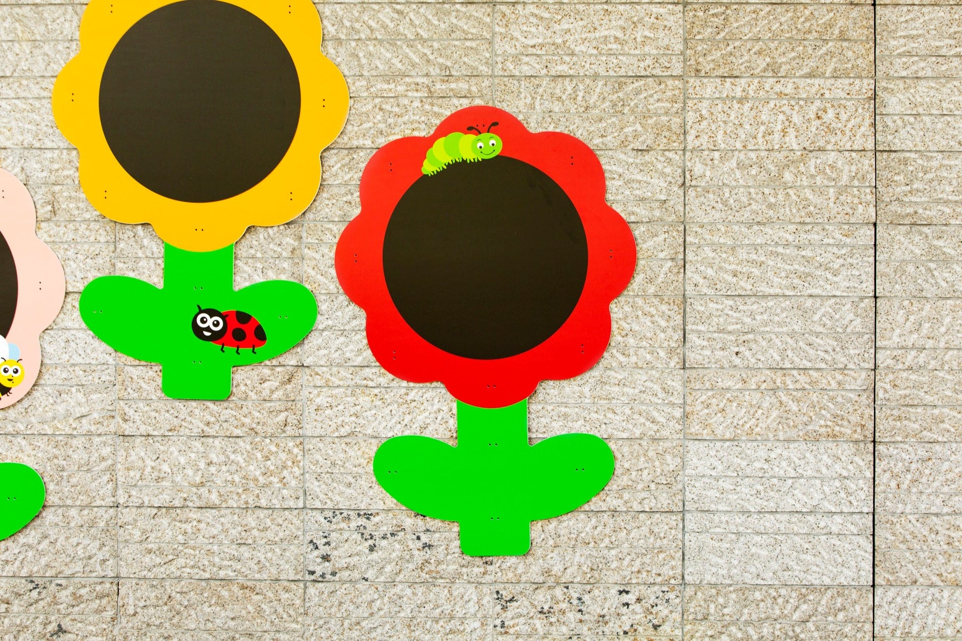 Wisdom - Wisdom - Outdoor krijt - en tekenborden met bloemenmotief – set van 5 - Playlaan